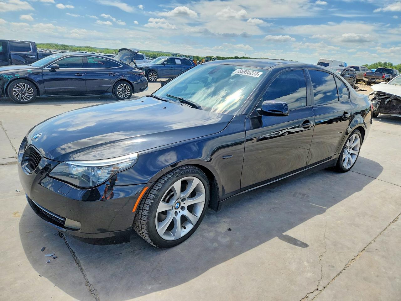 2008 Bmw 535 I Black vin: WBANW13568CZ77166