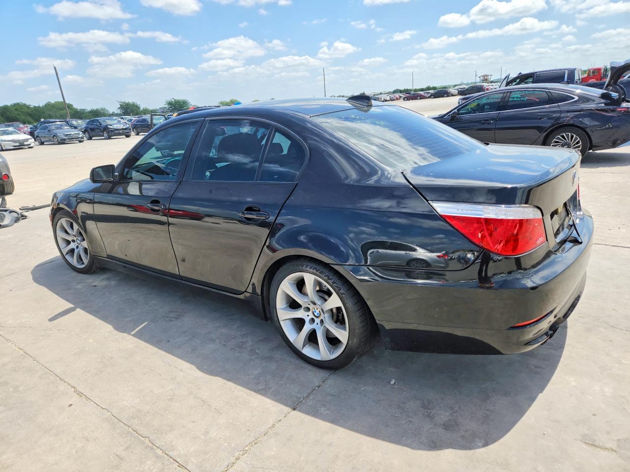 2008 Bmw 535 I Black vin: WBANW13568CZ77166