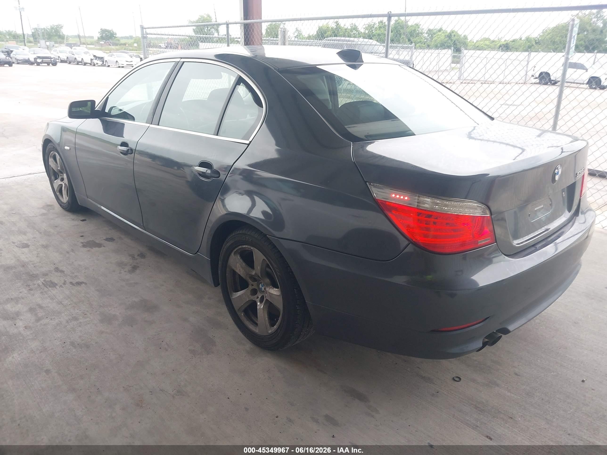 2008 Bmw 535i Gray vin: WBANW13578CZ71568