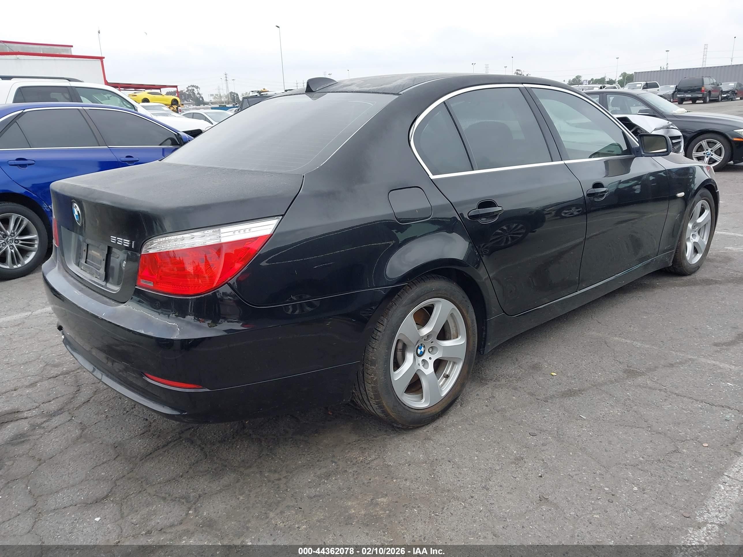 2008 Bmw 535i   Black vin: WBANW13588CZ83924
