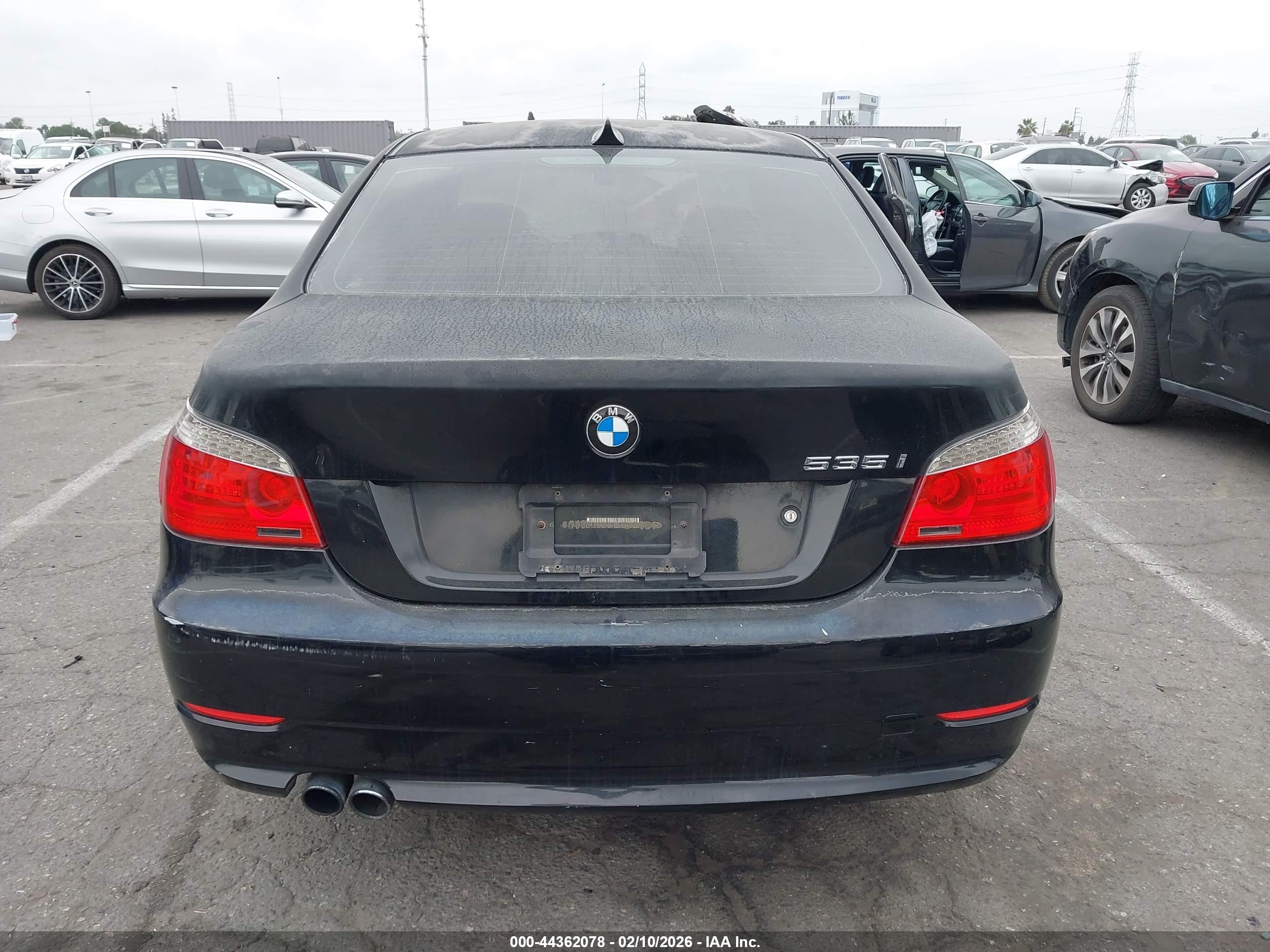 2008 Bmw 535i   Black vin: WBANW13588CZ83924