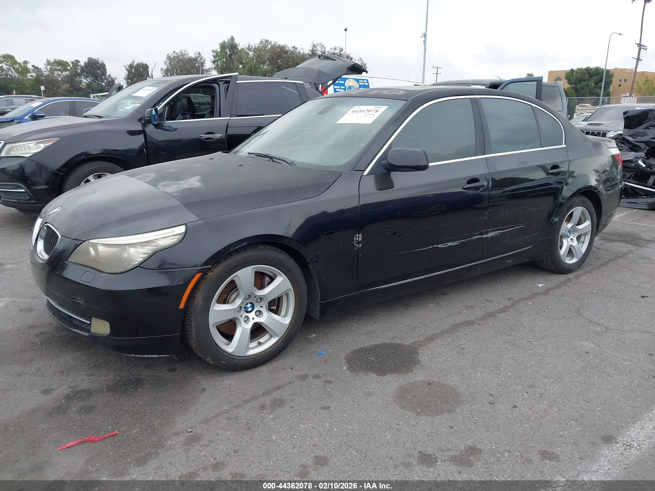2008 Bmw 535i   Black vin: WBANW13588CZ83924
