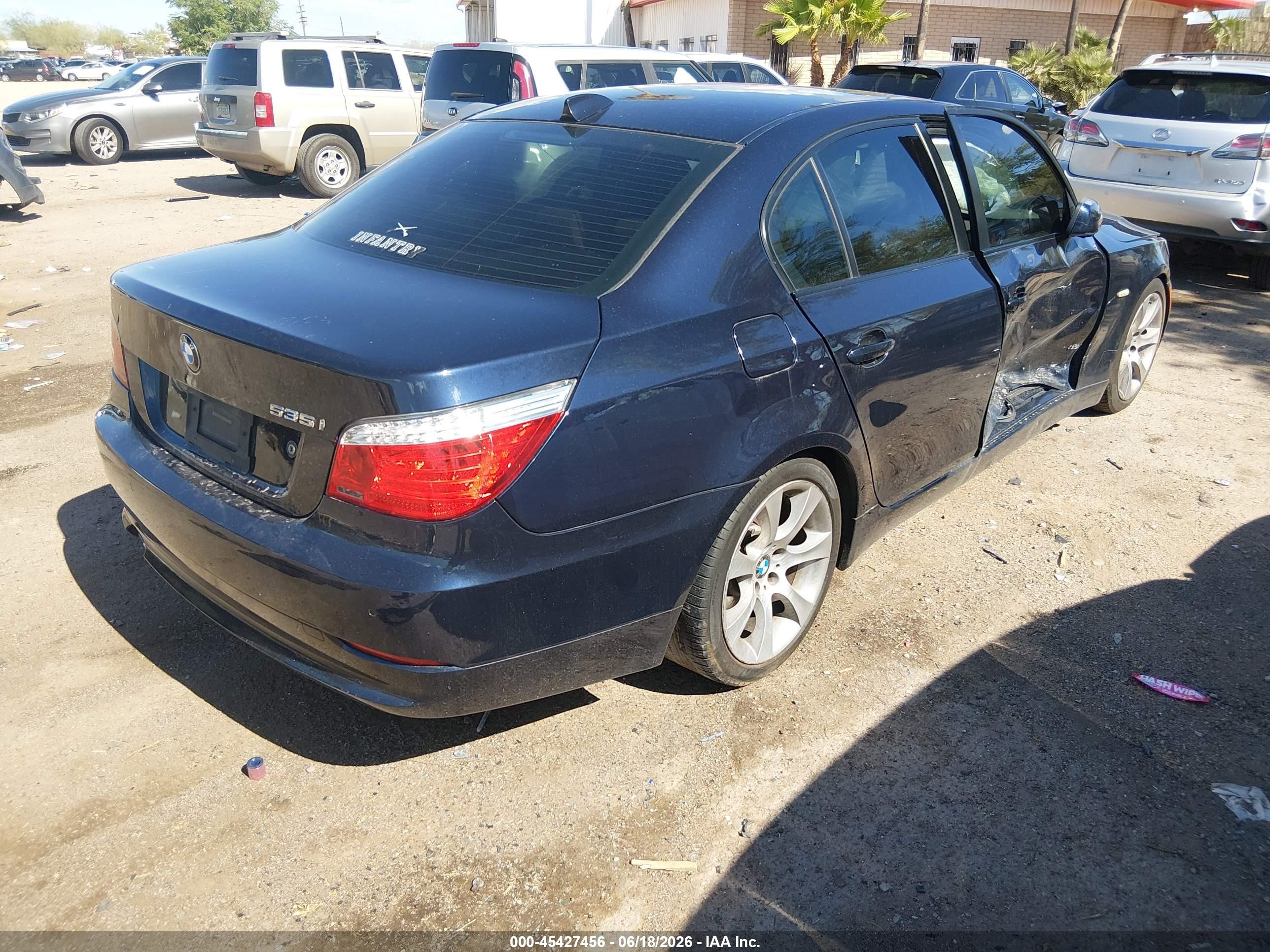 2009 Bmw 535i   Black vin: WBANW13589C161142