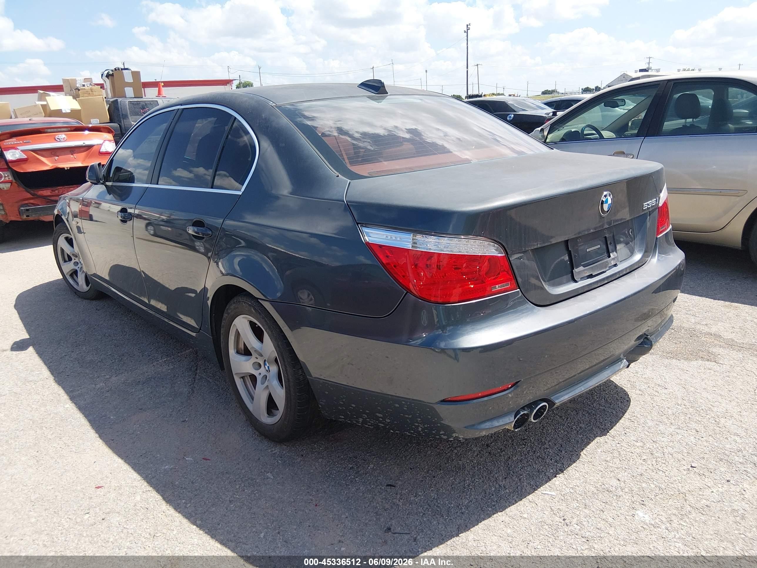 2008 Bmw 535i   Gray vin: WBANW135X8CZ81141