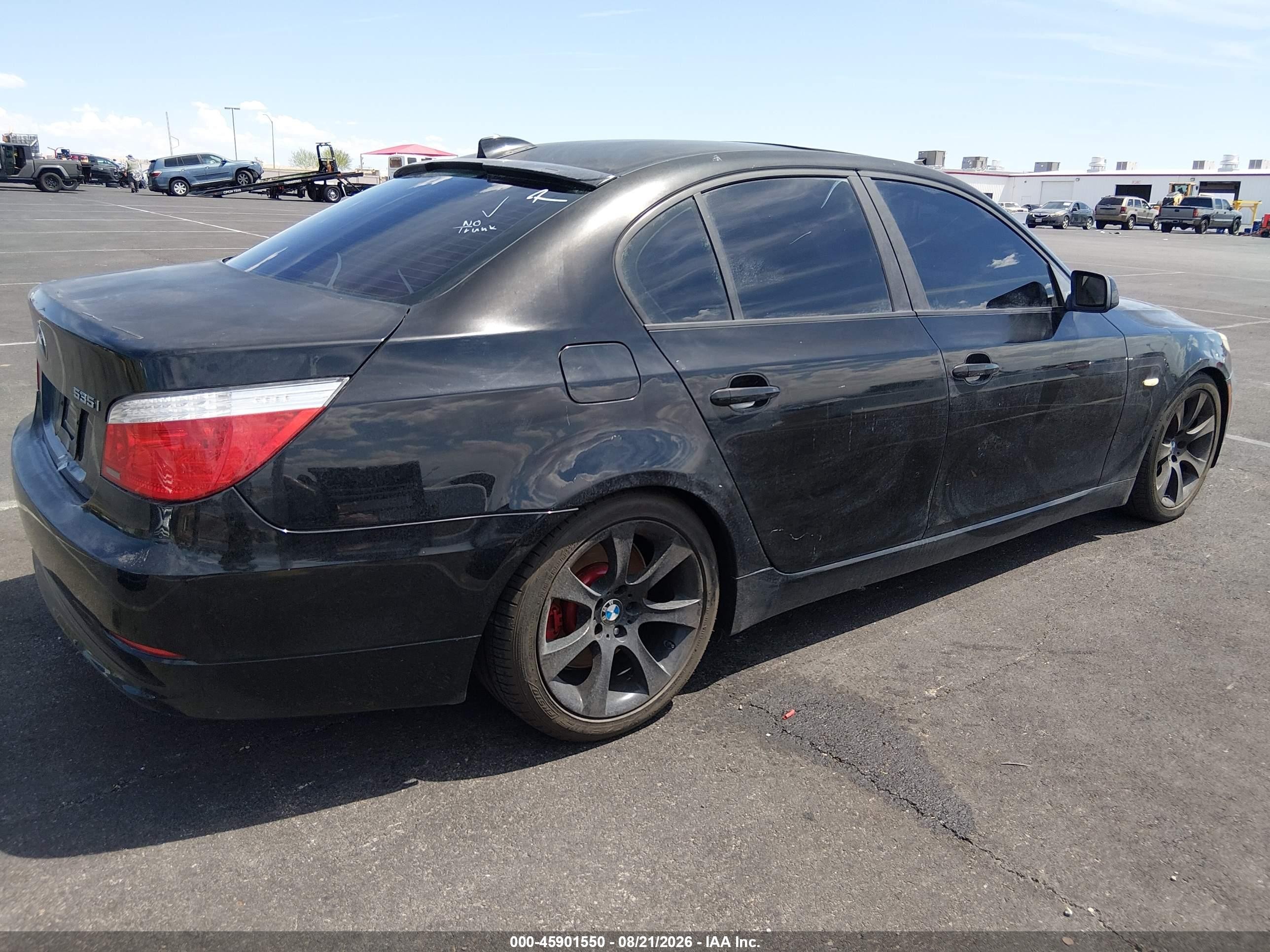 2010 Bmw 535i   Black vin: WBANW1C50AC164508