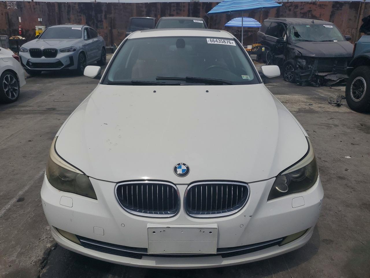2010 Bmw 535 I White vin: WBANW1C50AC164864