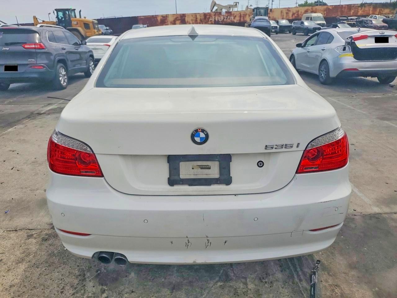 2010 Bmw 535 I White vin: WBANW1C50AC164864