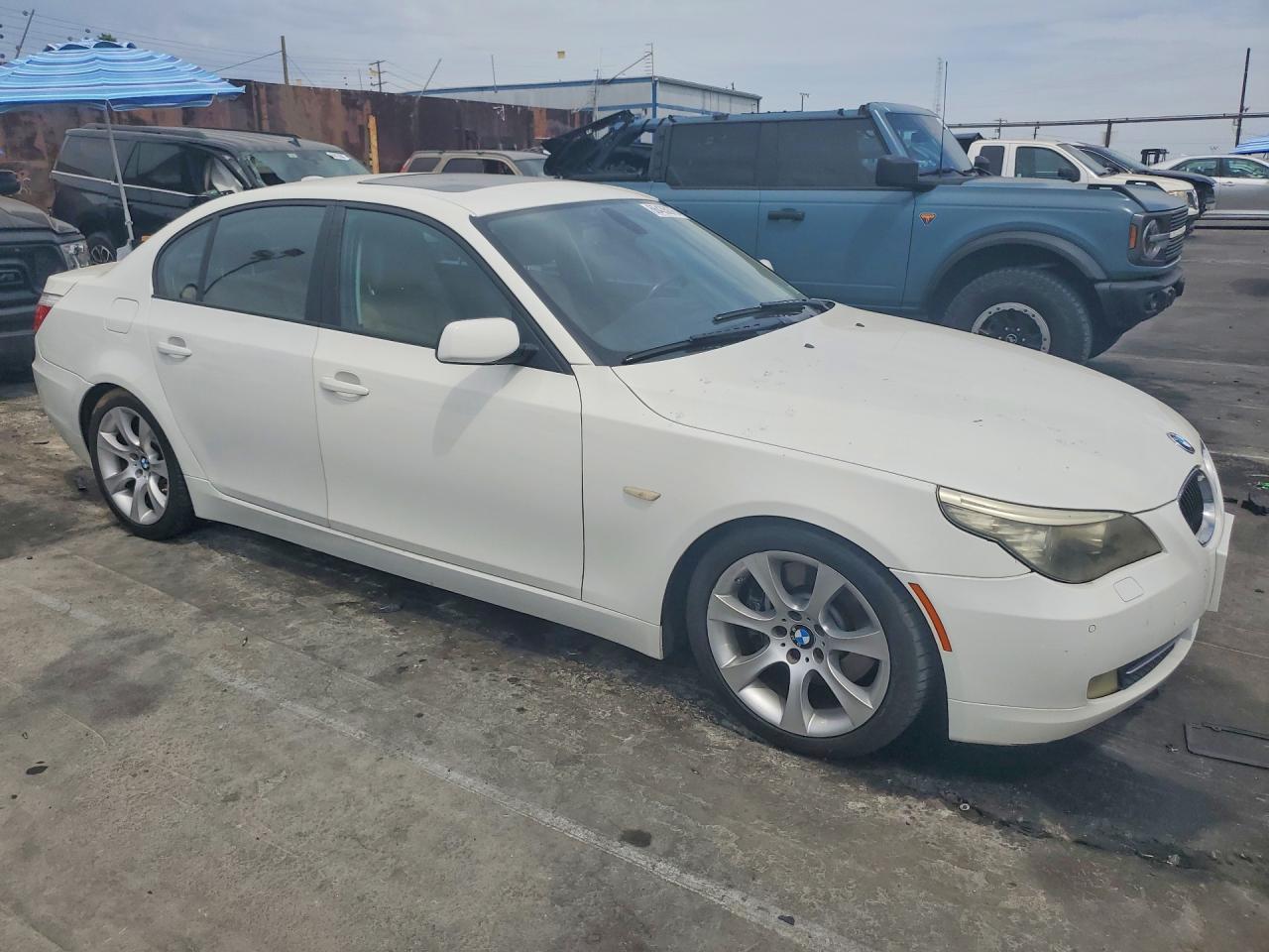 2010 Bmw 535 I White vin: WBANW1C50AC164864