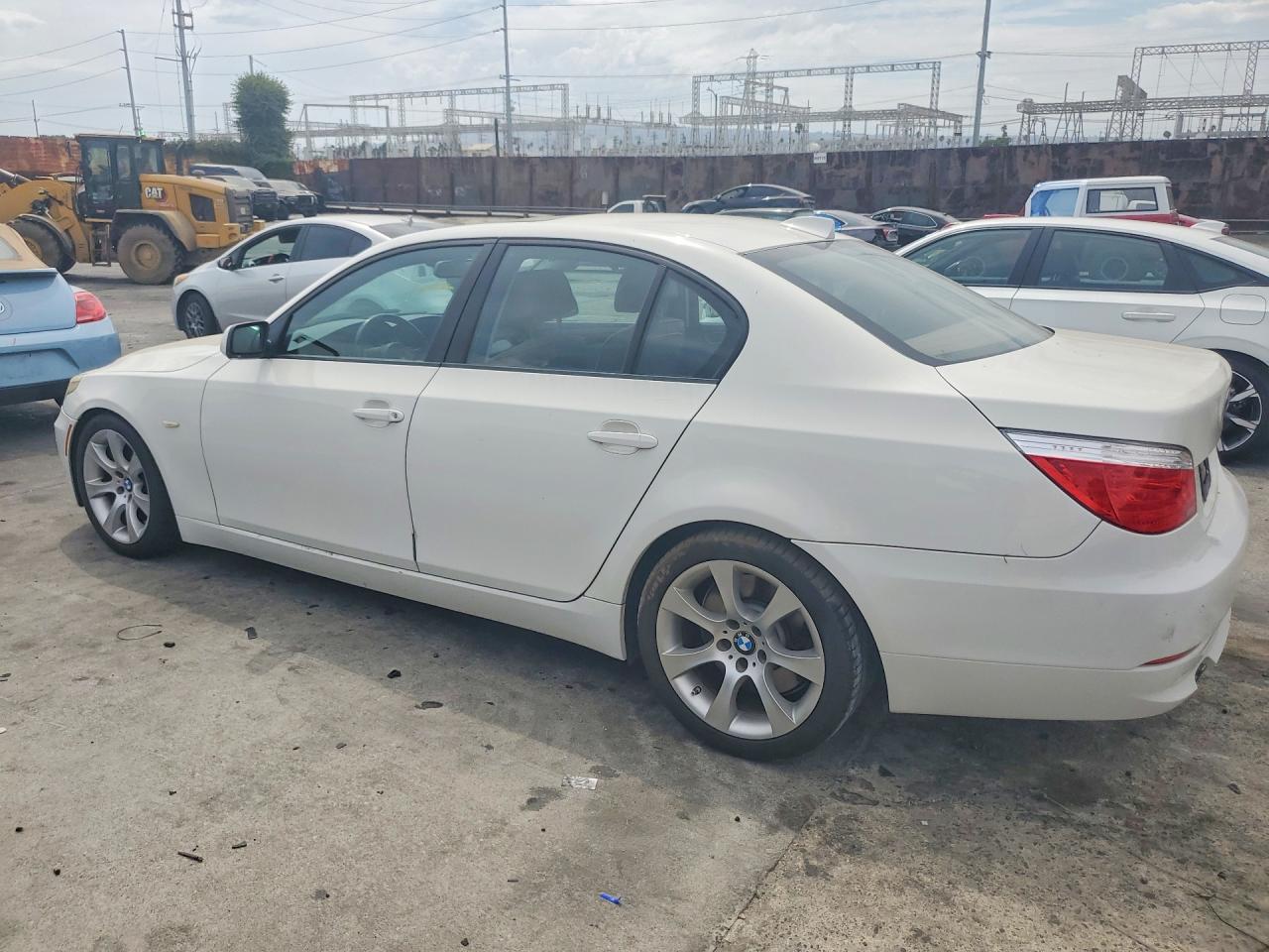2010 Bmw 535 I White vin: WBANW1C50AC164864