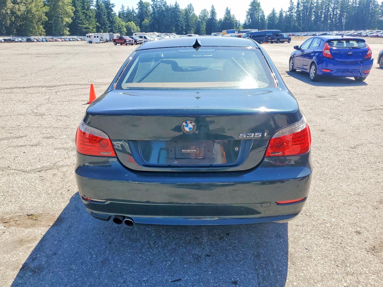 2010 Bmw 535 I Green vin: WBANW1C52AC167331