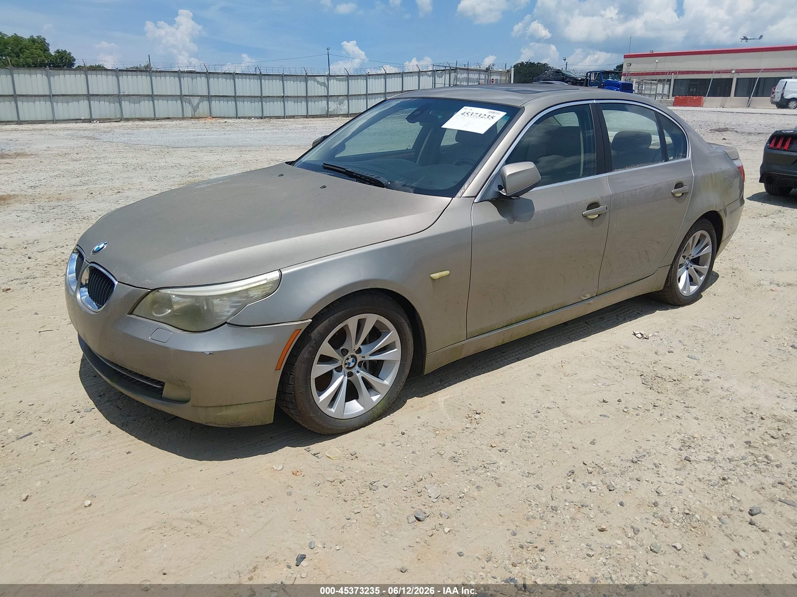 2010 Bmw 535i   Золотой vin: WBANW1C52AC167894