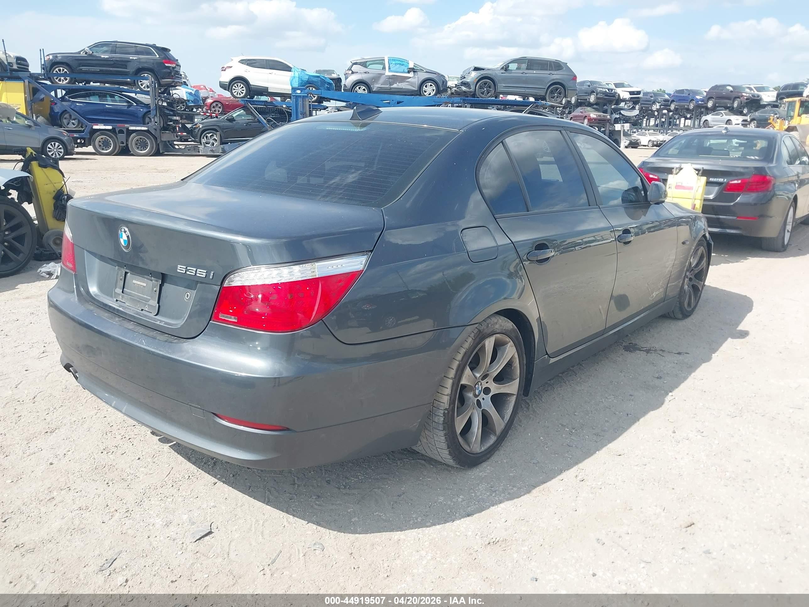 2010 Bmw 535i   Gray vin: WBANW1C54AC165659