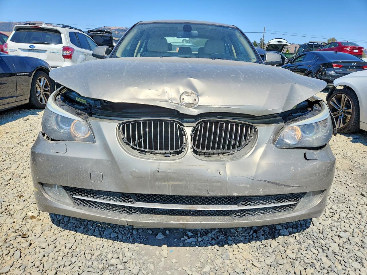 2010 Bmw 535 I Beige vin: WBANW1C54AC167055