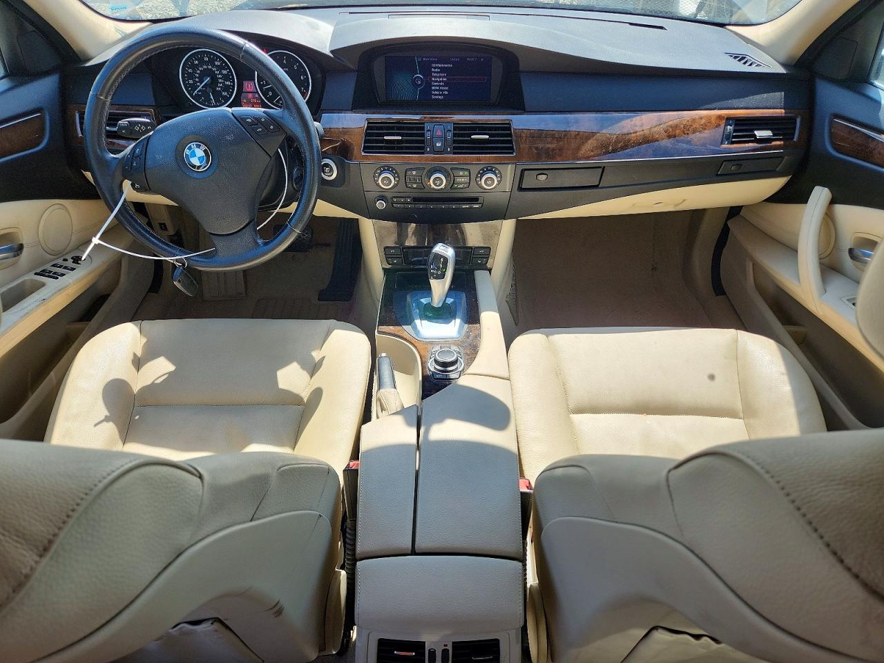 2010 Bmw 535 I Beige vin: WBANW1C54AC167055