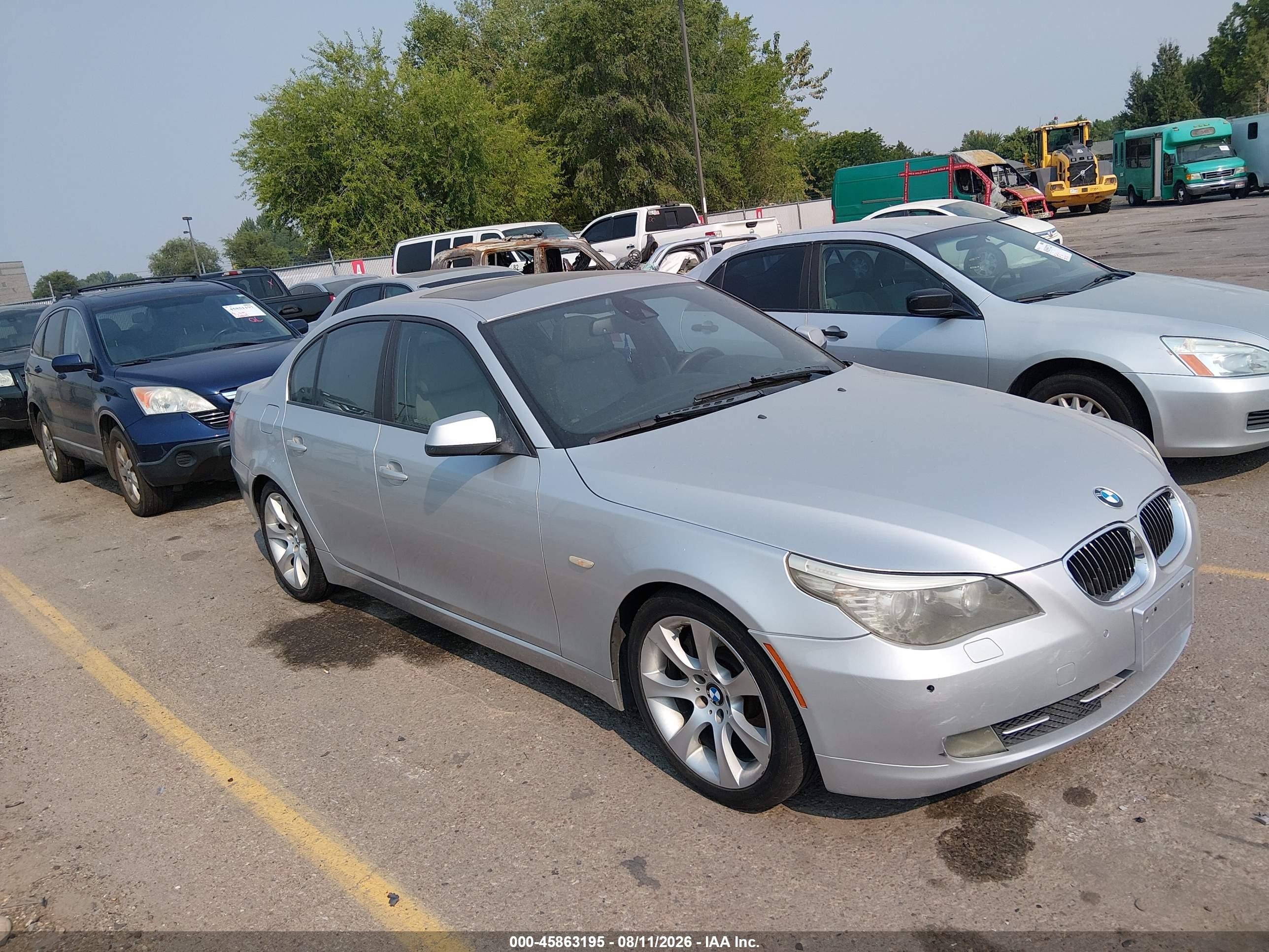 2010 Bmw 535i   Silver vin: WBANW1C56AC167610