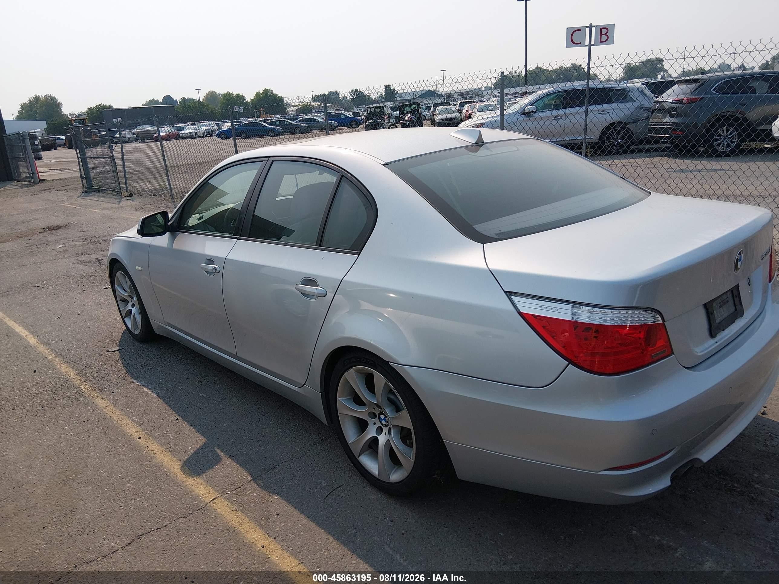 2010 Bmw 535i   Silver vin: WBANW1C56AC167610
