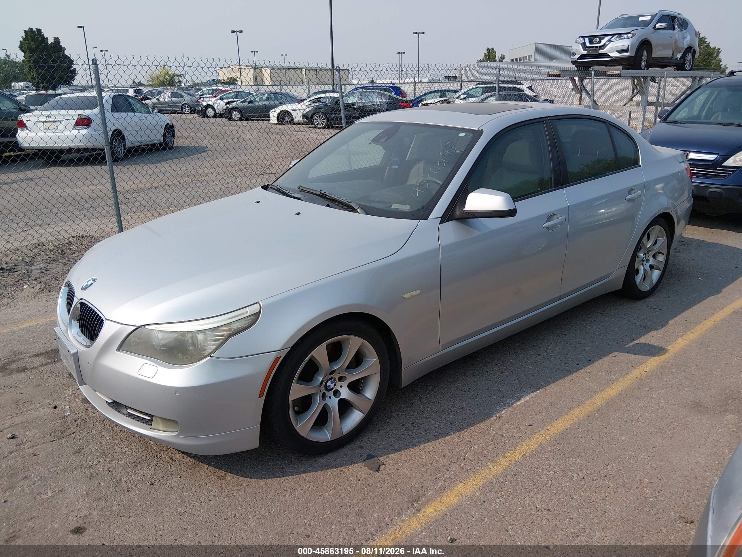 2010 Bmw 535i   Silver vin: WBANW1C56AC167610
