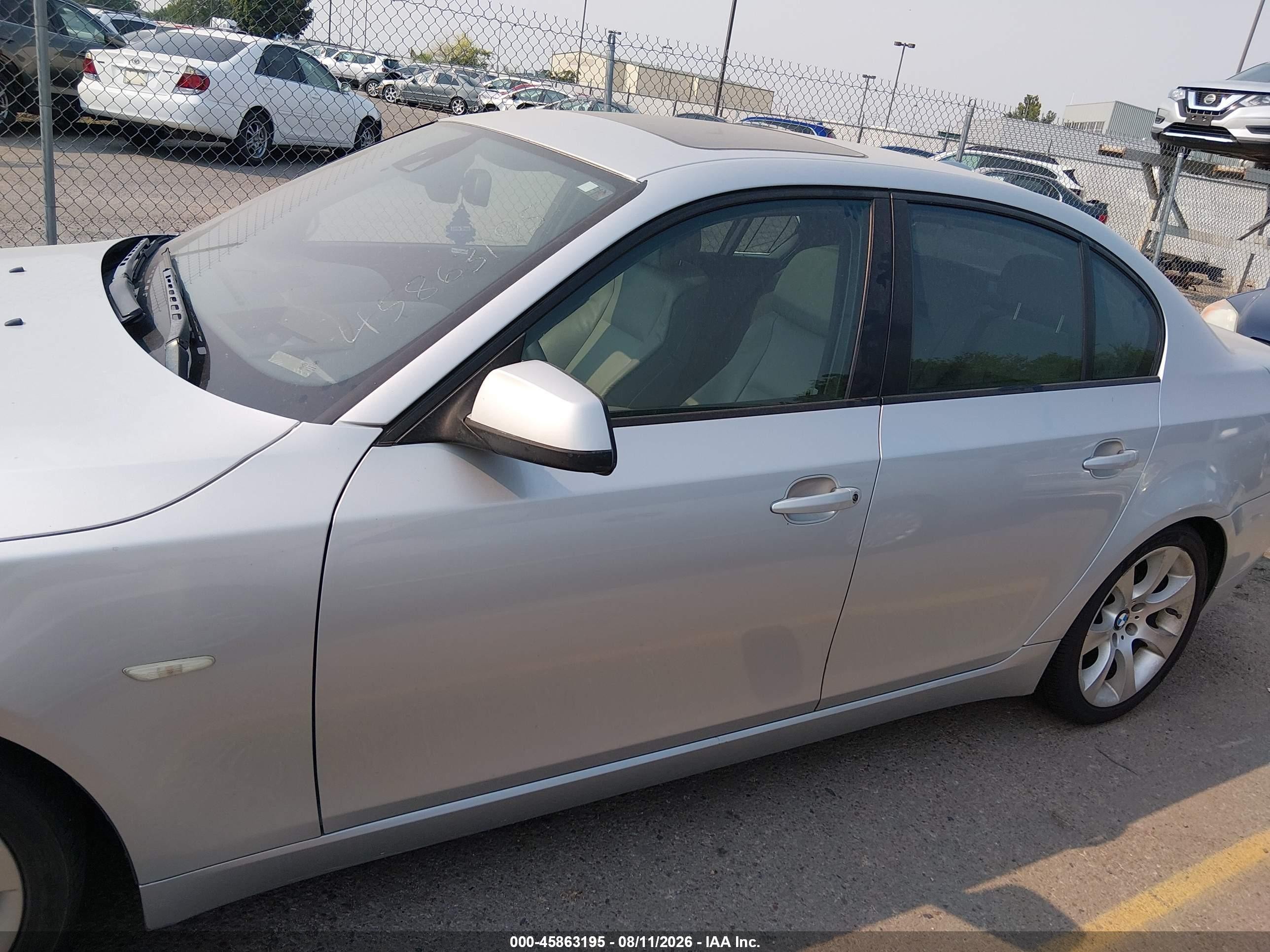 2010 Bmw 535i   Silver vin: WBANW1C56AC167610