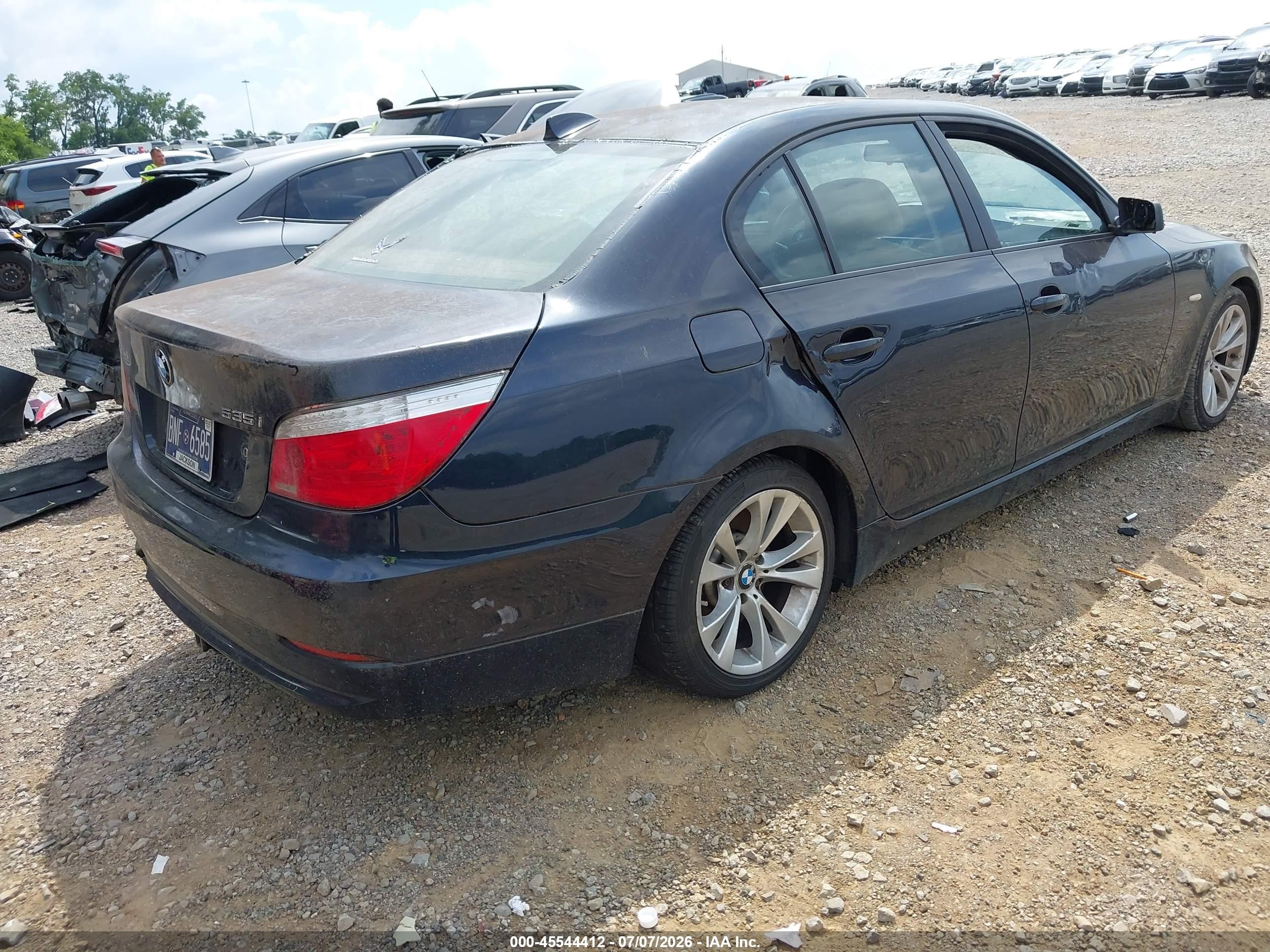 2010 Bmw 535i   Navy vin: WBANW1C57AC165039