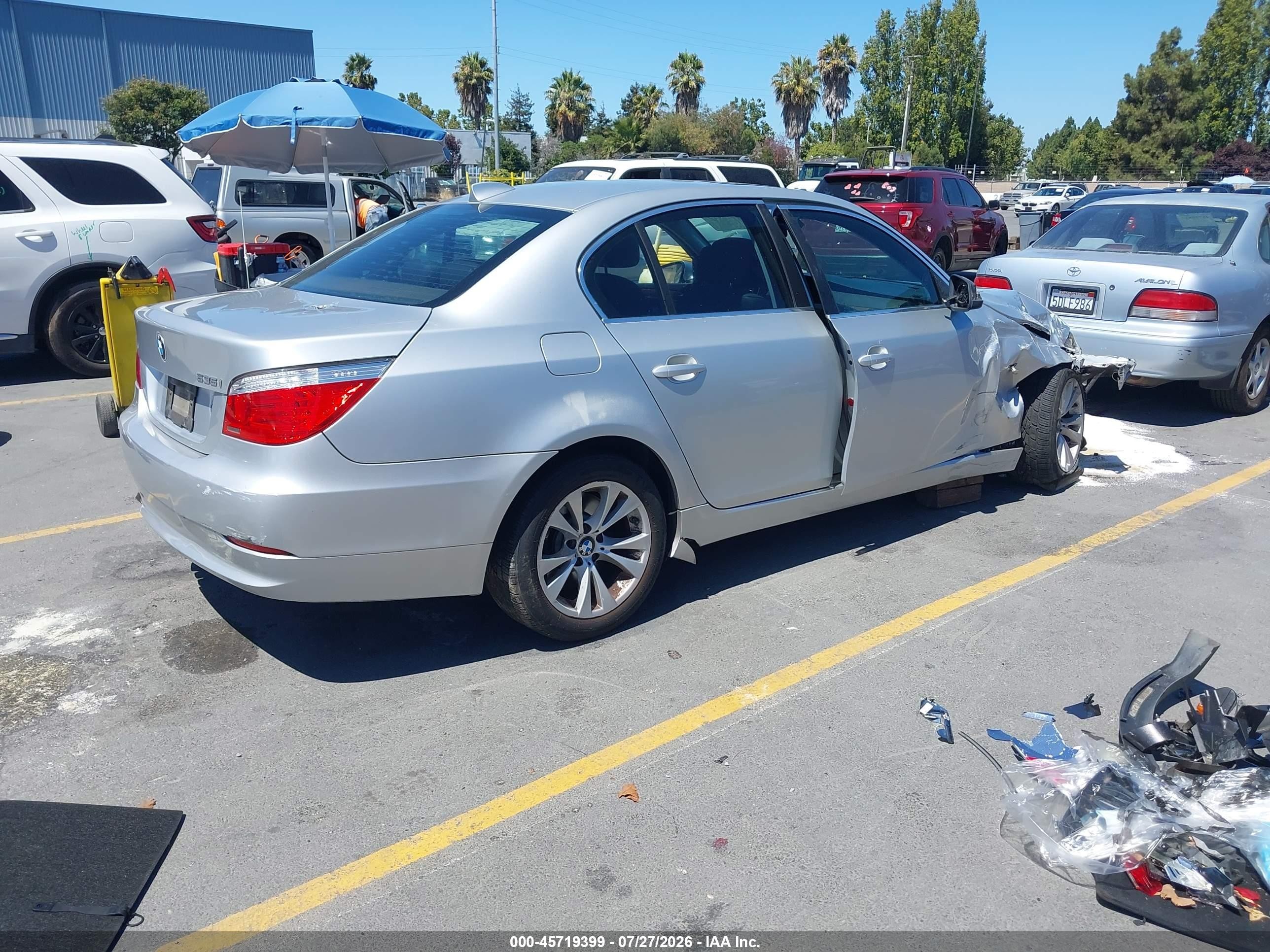 2010 Bmw 535i   Gray vin: WBANW1C57AC167972