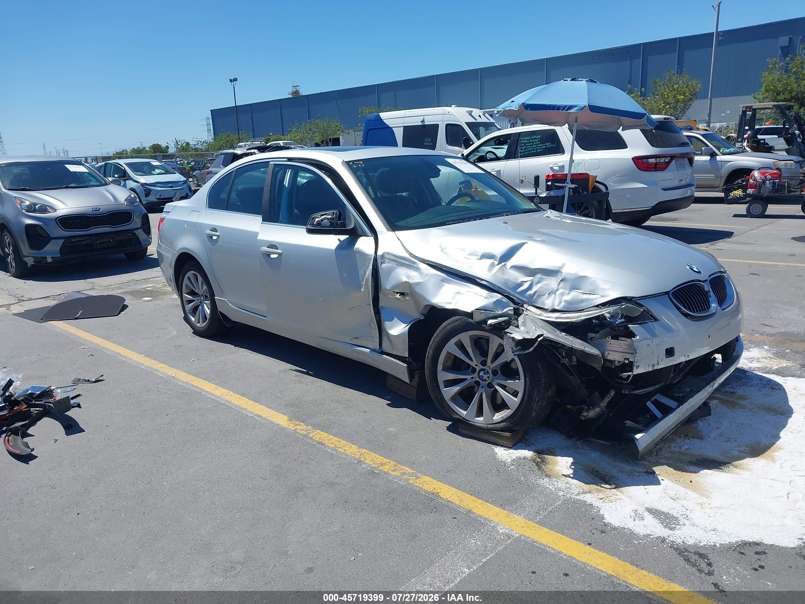 2010 Bmw 535i   Gray vin: WBANW1C57AC167972