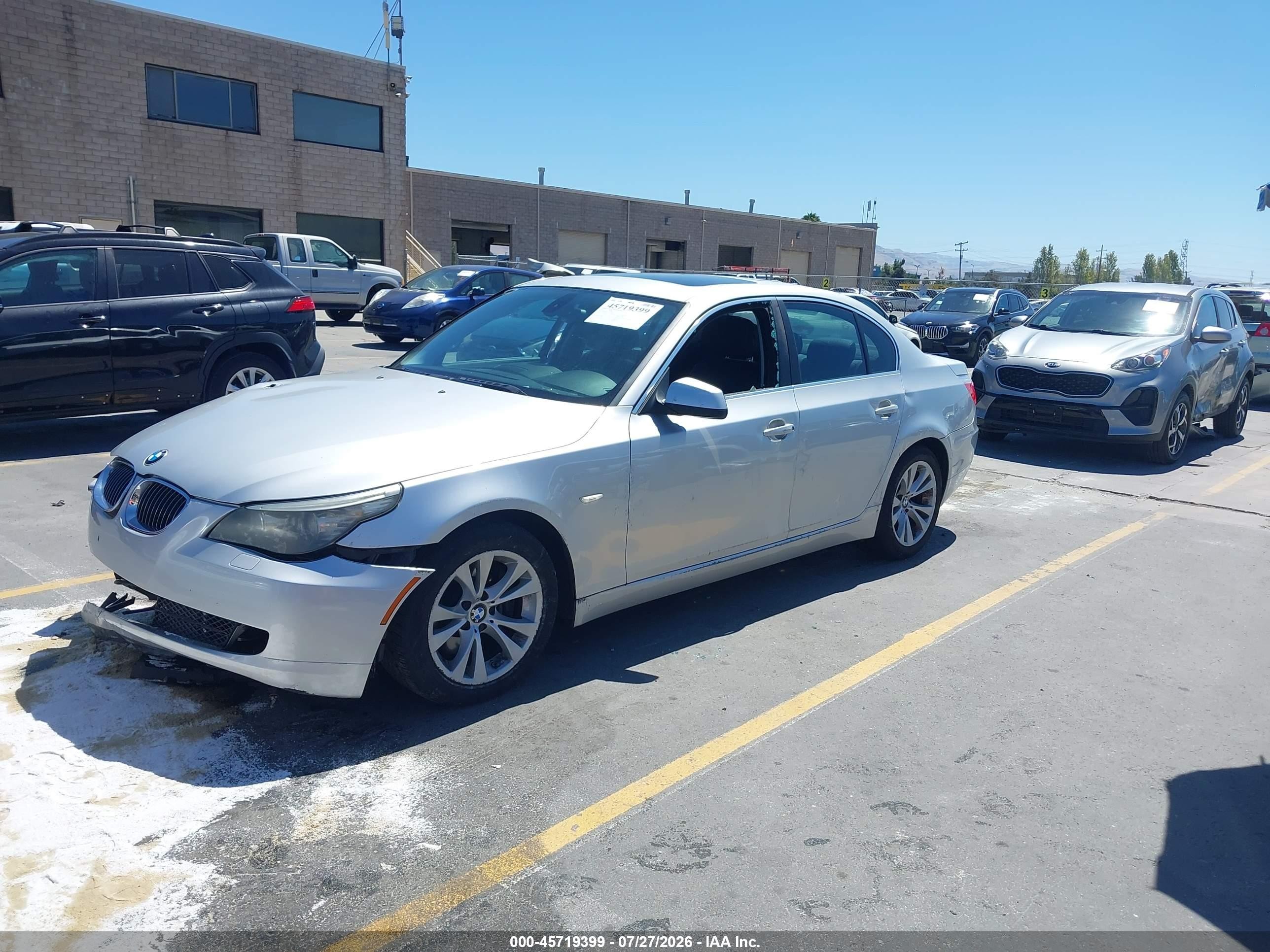 2010 Bmw 535i   Gray vin: WBANW1C57AC167972