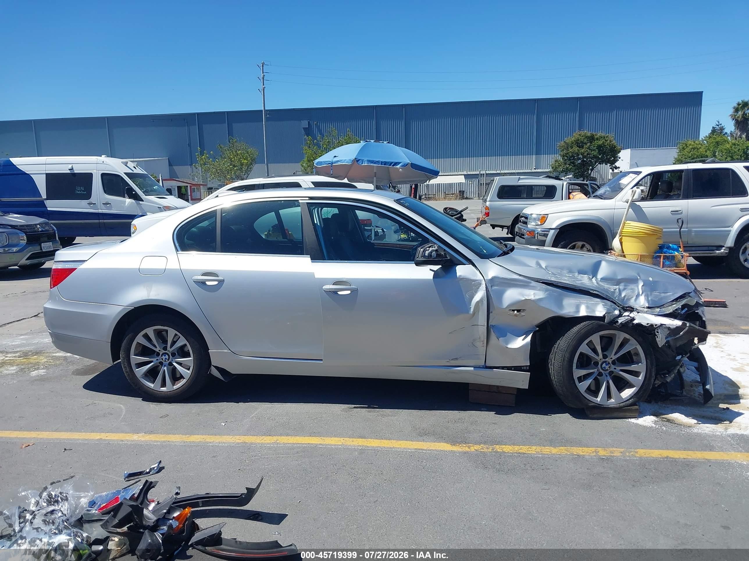 2010 Bmw 535i   Gray vin: WBANW1C57AC167972