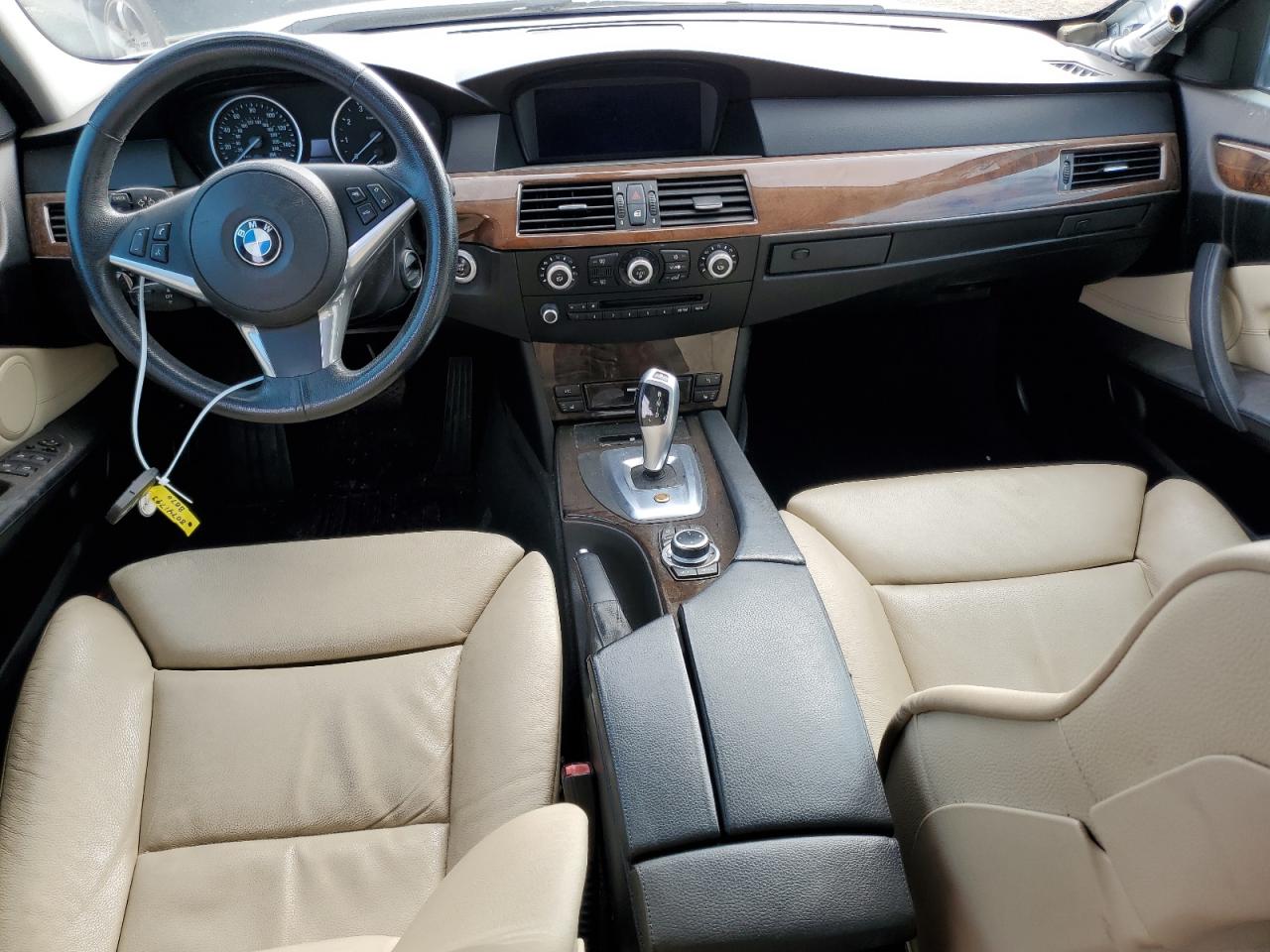 2010 Bmw 535 I White vin: WBANW1C58AC167074