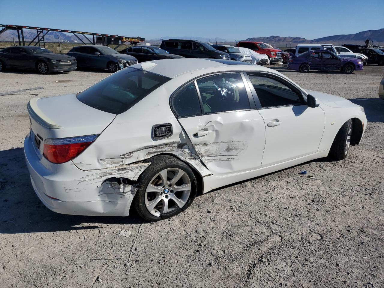 2010 Bmw 535 I White vin: WBANW1C58AC167074