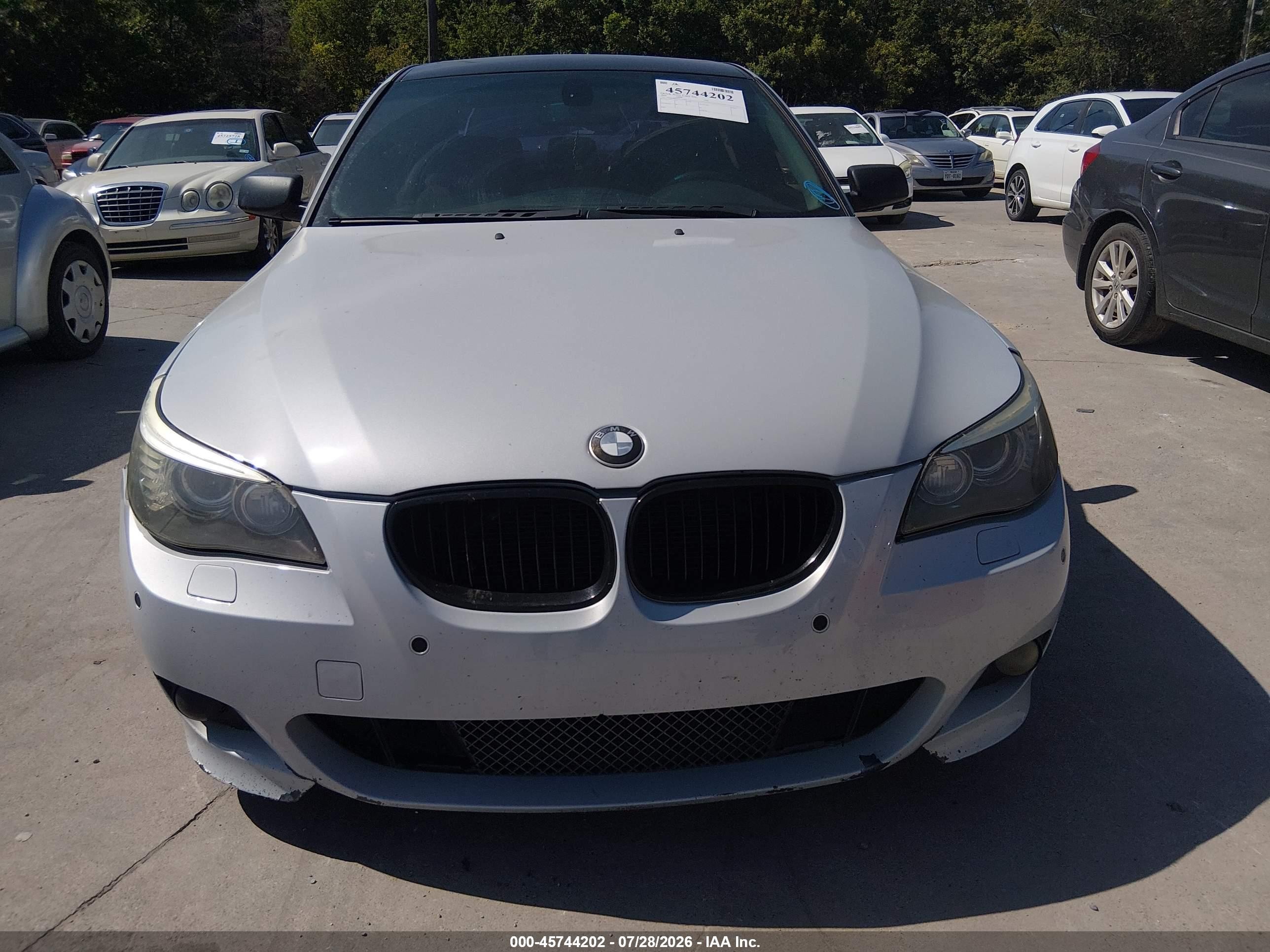2008 Bmw 550i   Серый vin: WBANW53508CT53967
