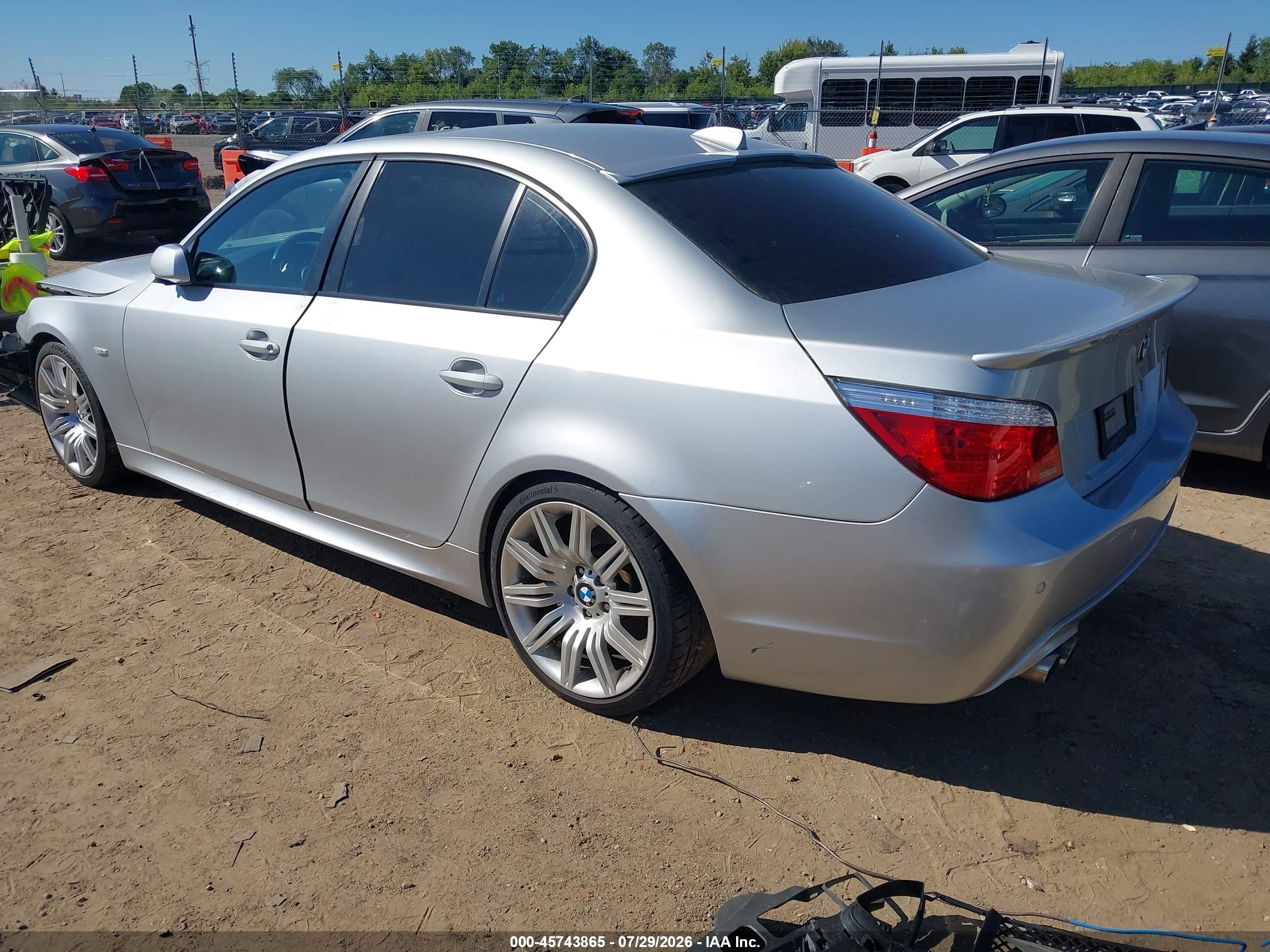 2009 Bmw 550i   Gray vin: WBANW53509CT55946