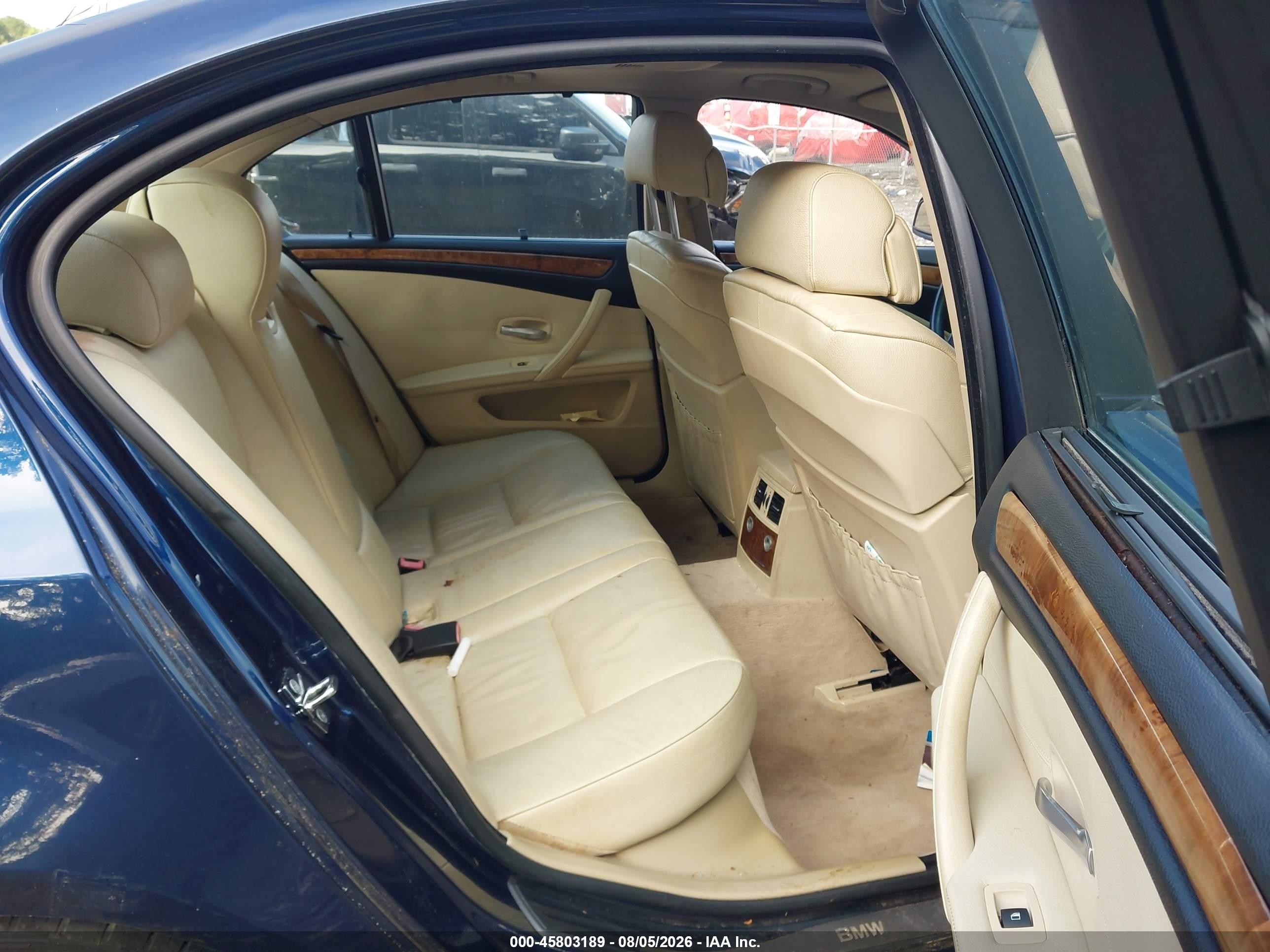2008 Bmw 550i   Blue vin: WBANW53518CT49801