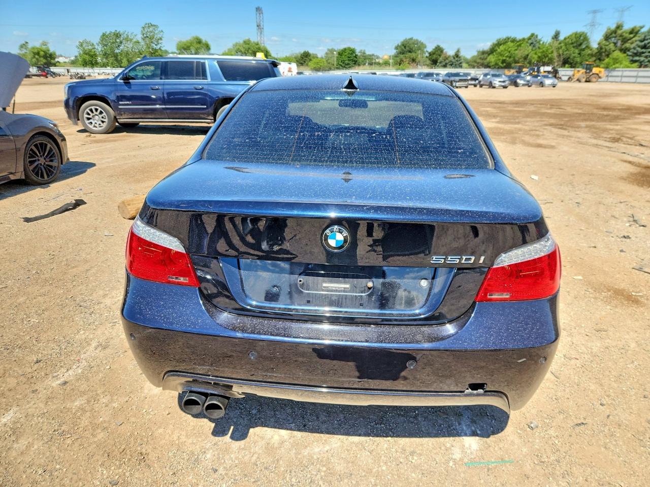 2008 Bmw 550 I Black vin: WBANW53518CT51788