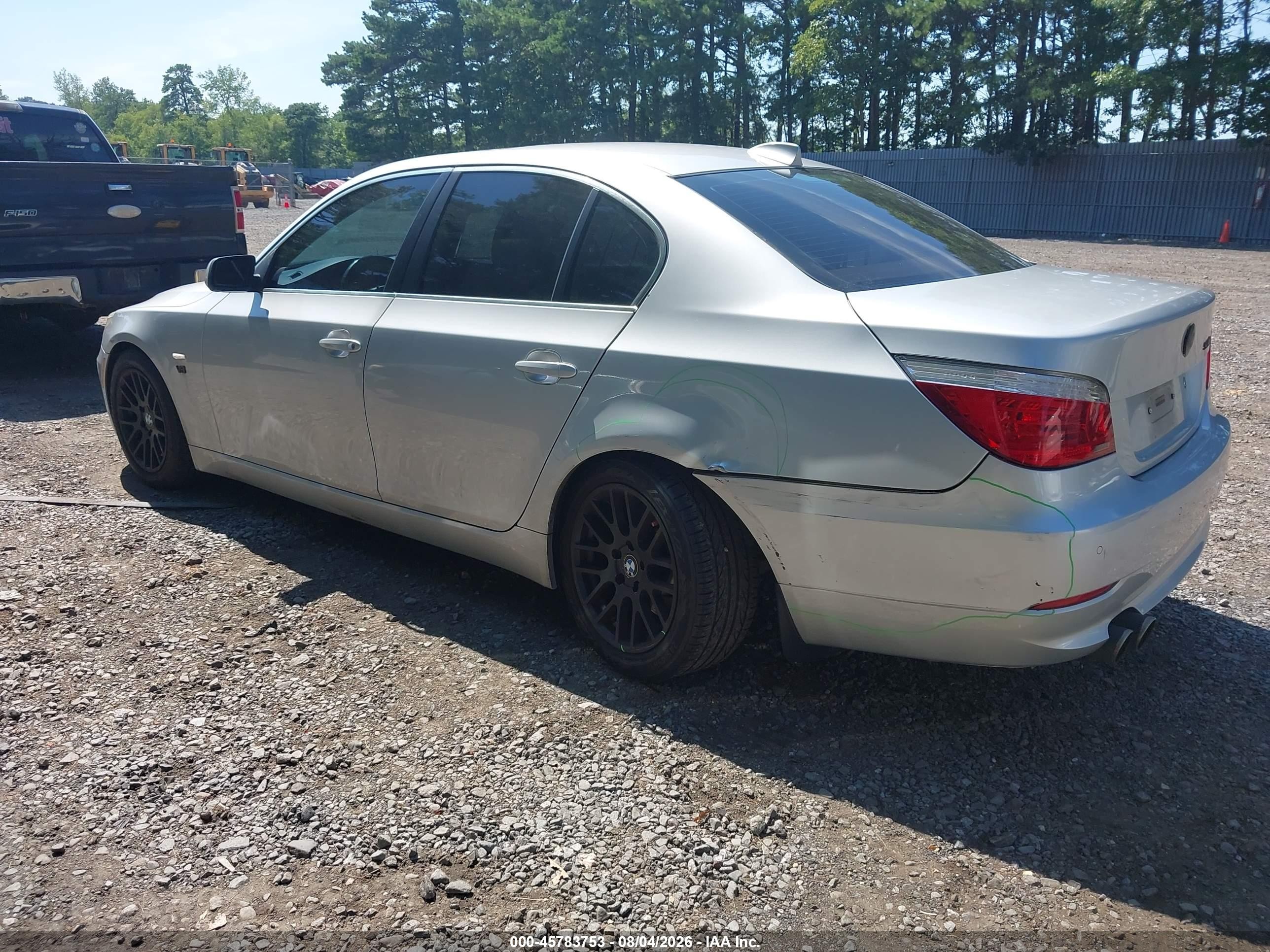 2008 Bmw 550i   Серебряный vin: WBANW53558CT49798