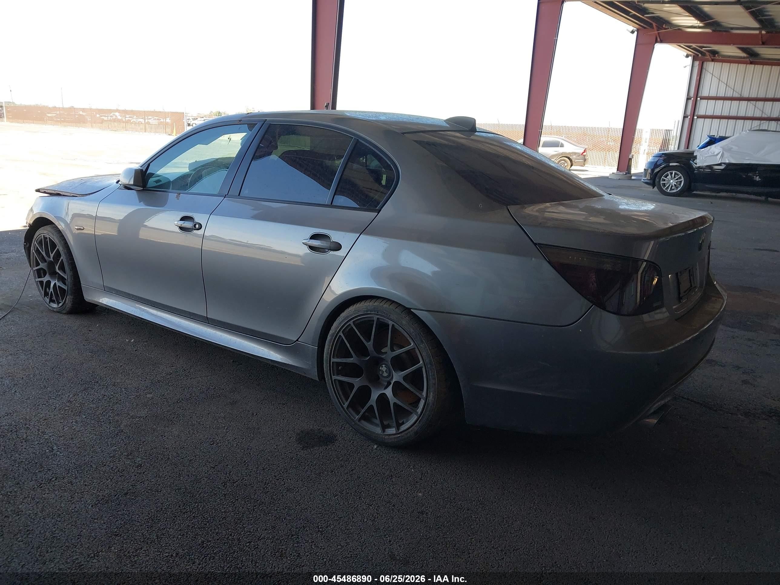 2008 Bmw 550i   Gray vin: WBANW53568CT48207