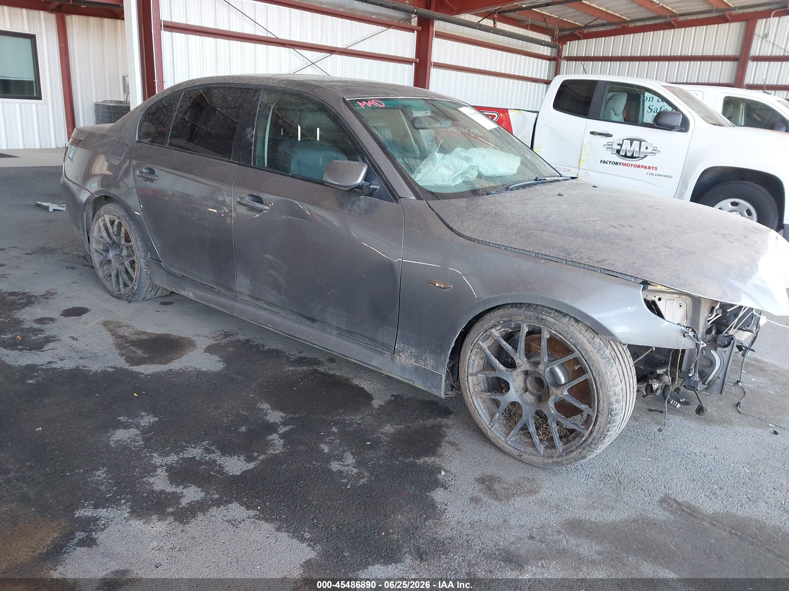 2008 Bmw 550i   Gray vin: WBANW53568CT48207