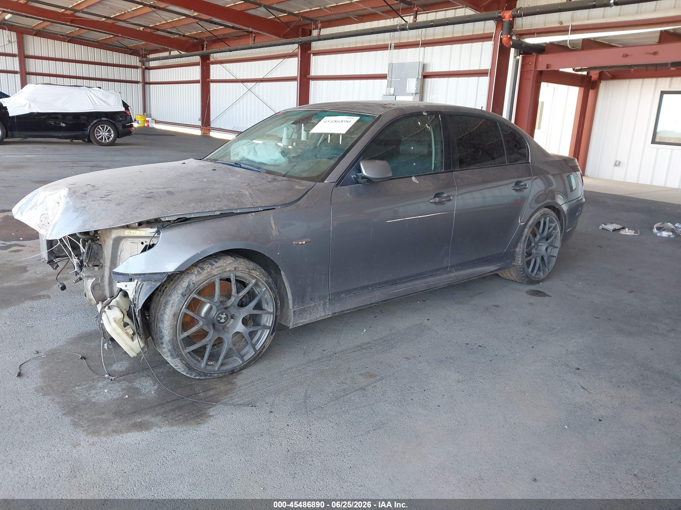2008 Bmw 550i   Gray vin: WBANW53568CT48207