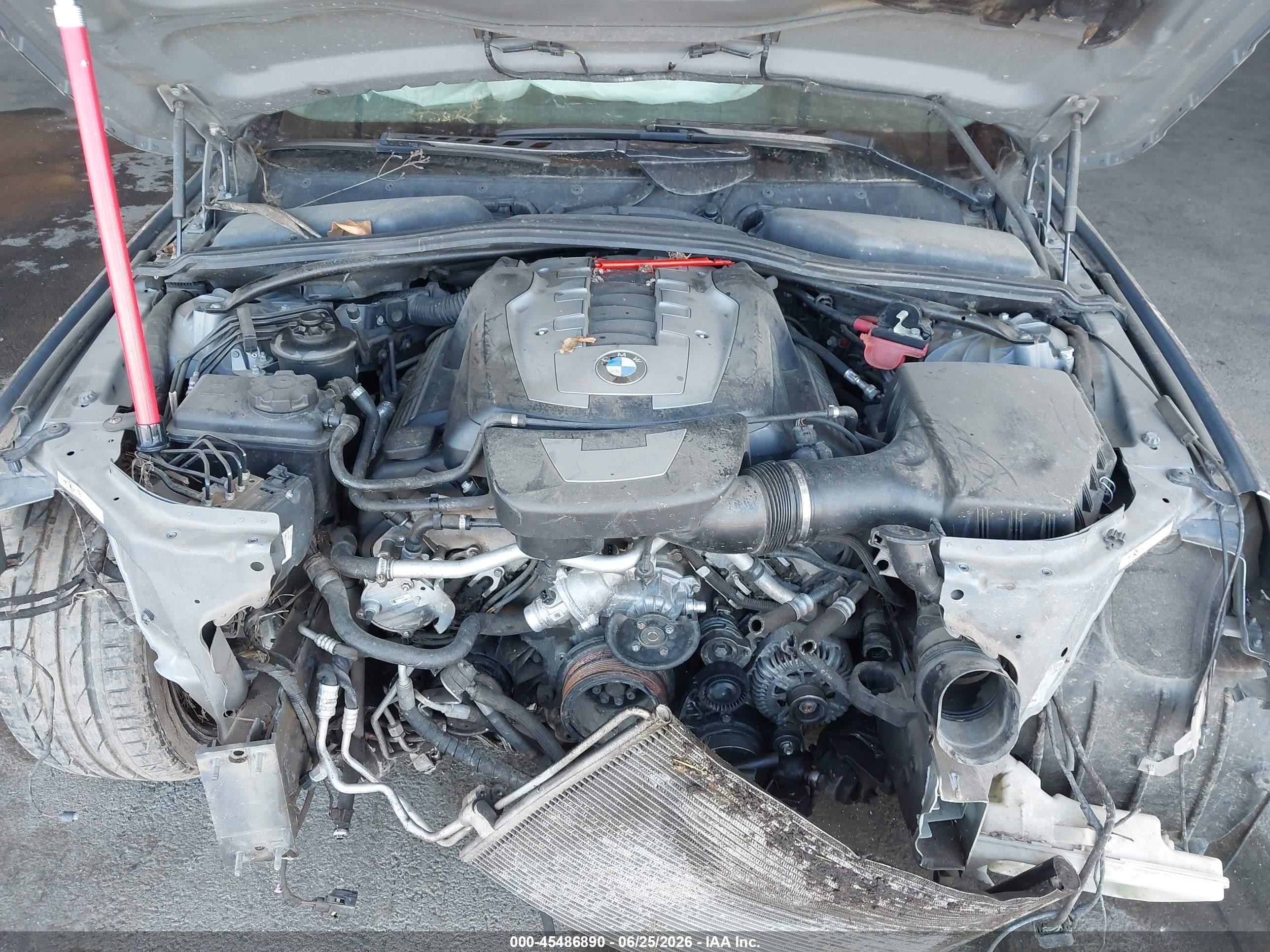 2008 Bmw 550i   Gray vin: WBANW53568CT48207