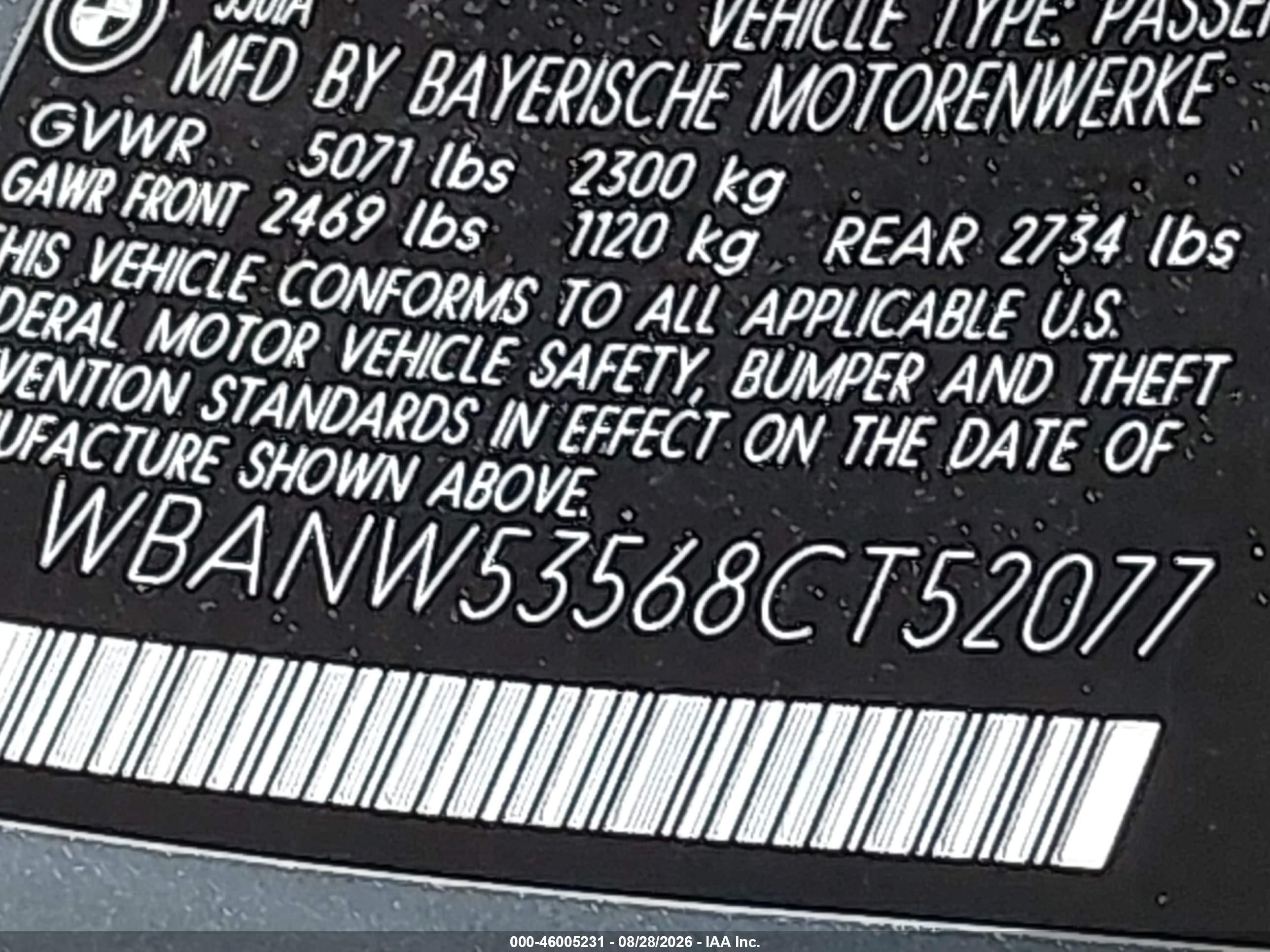 2008 Bmw 550i   Gray vin: WBANW53568CT52077