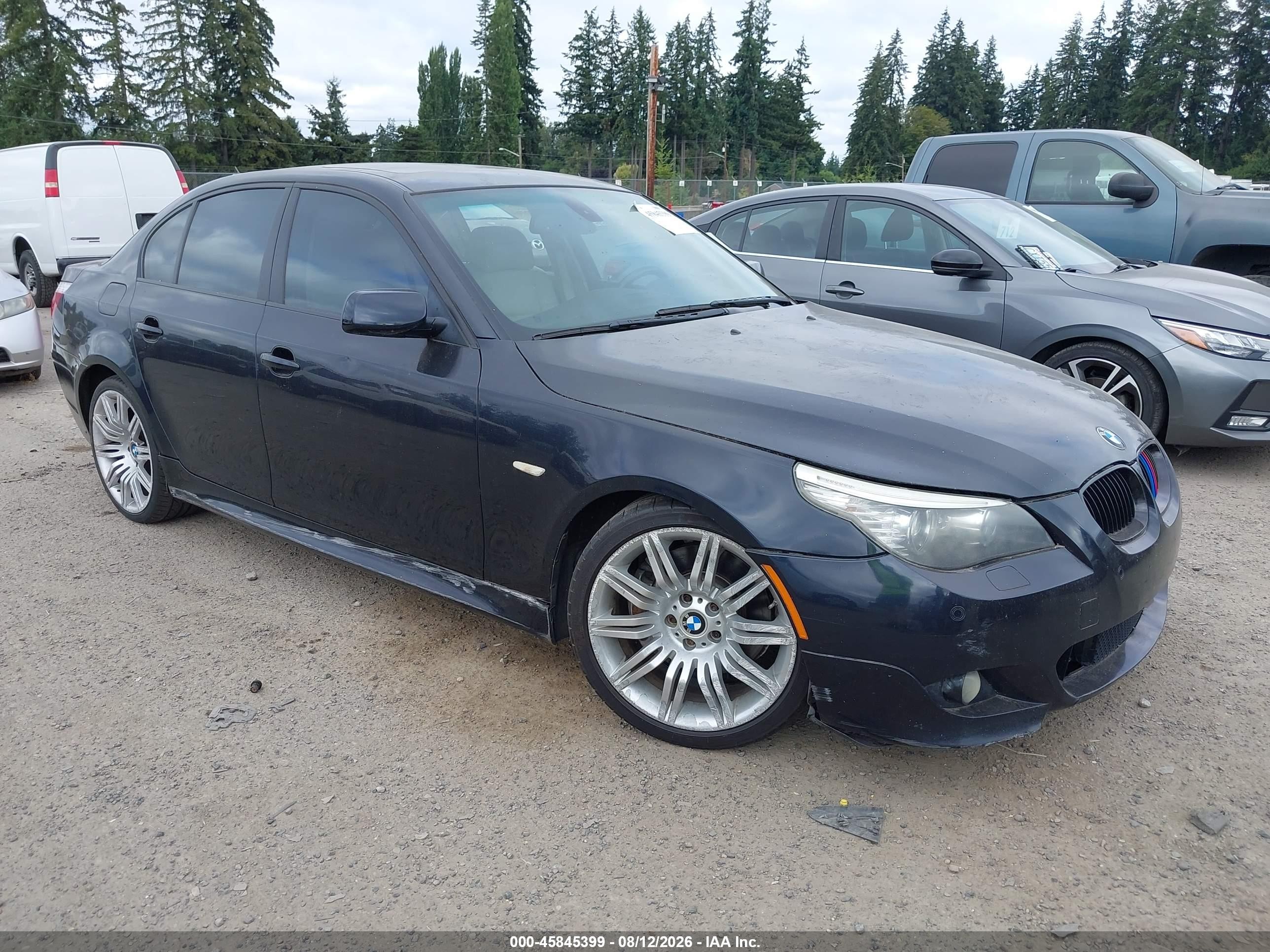 2008 Bmw 550i   Blue vin: WBANW53578CT49527