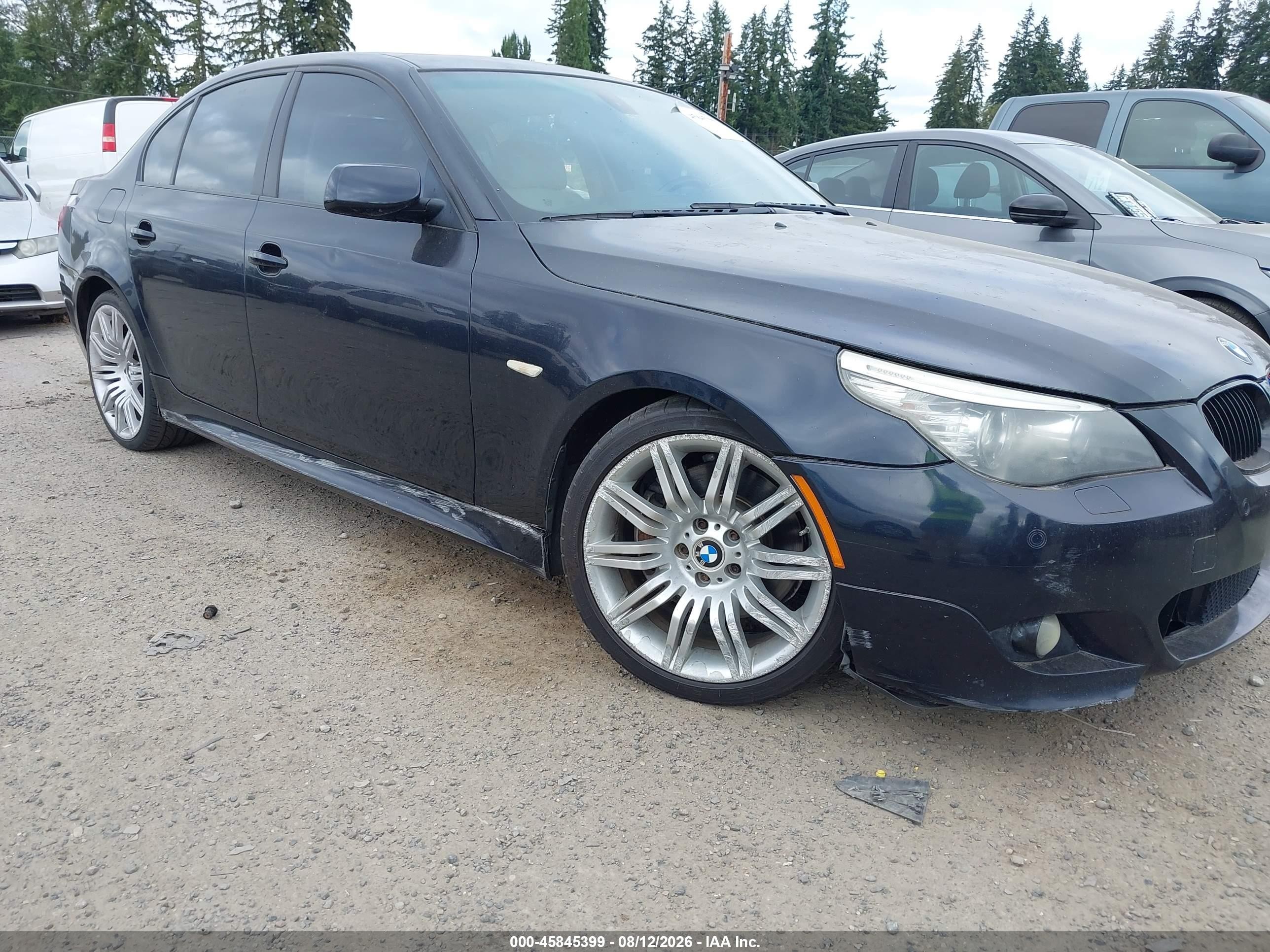 2008 Bmw 550i   Blue vin: WBANW53578CT49527