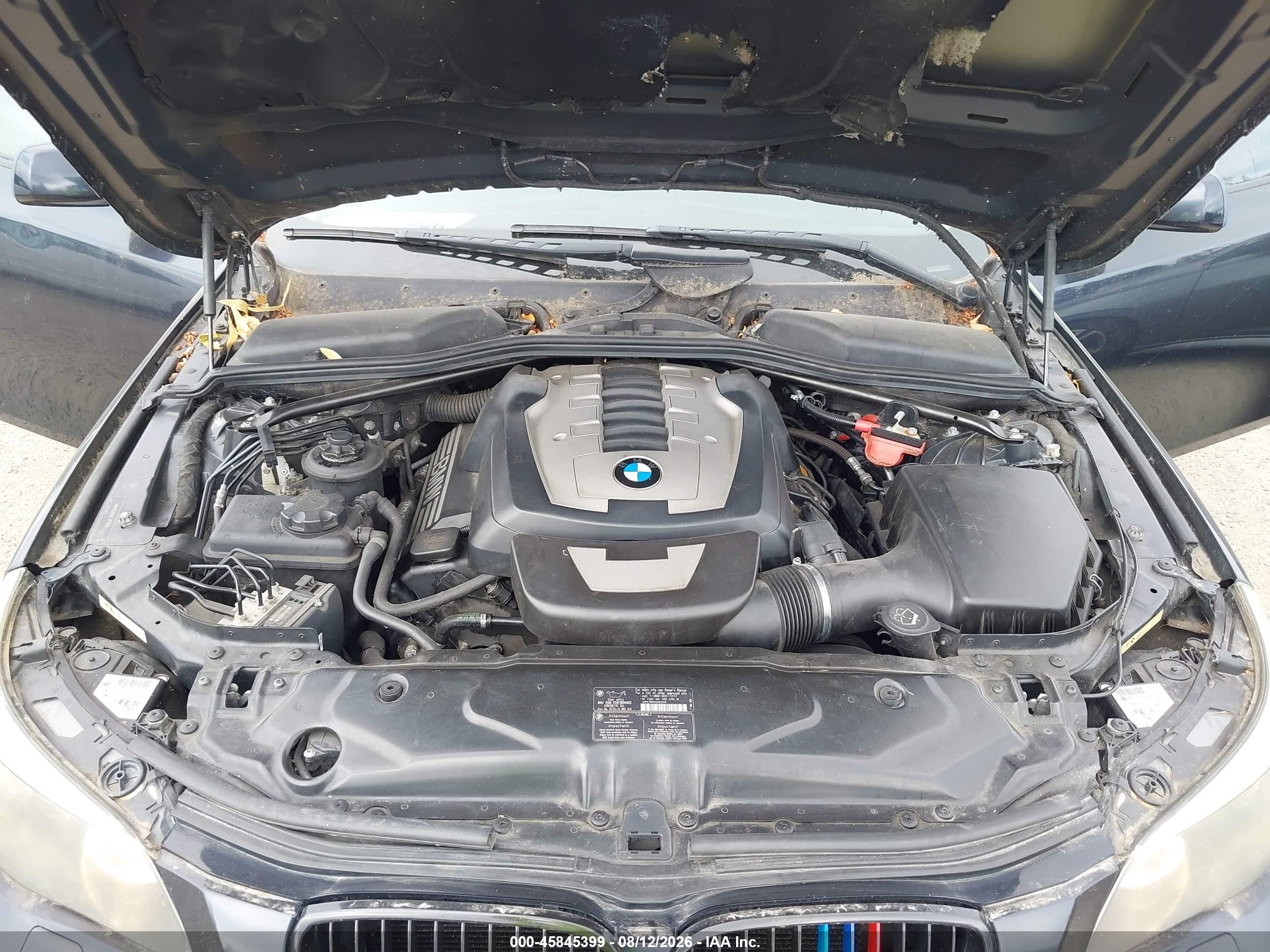 2008 Bmw 550i   Blue vin: WBANW53578CT49527