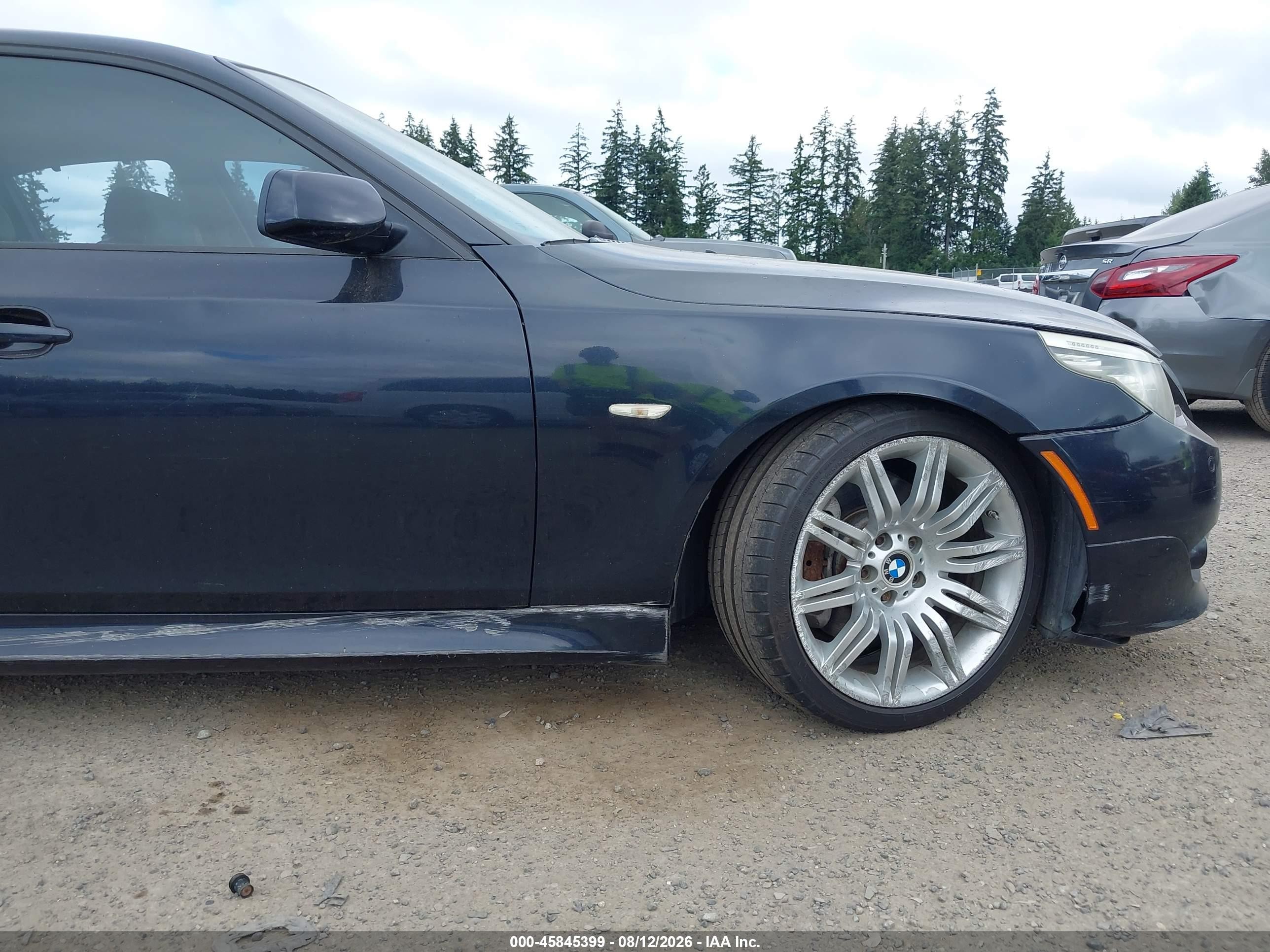 2008 Bmw 550i   Blue vin: WBANW53578CT49527
