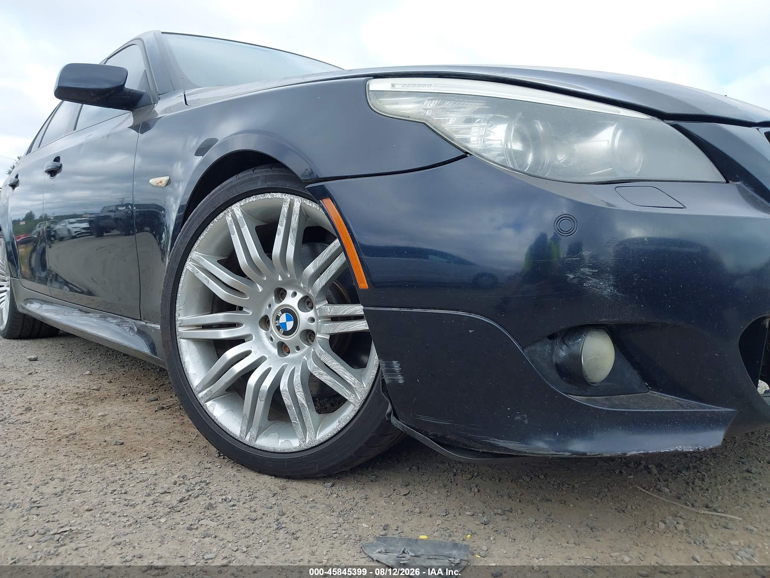 2008 Bmw 550i   Blue vin: WBANW53578CT49527
