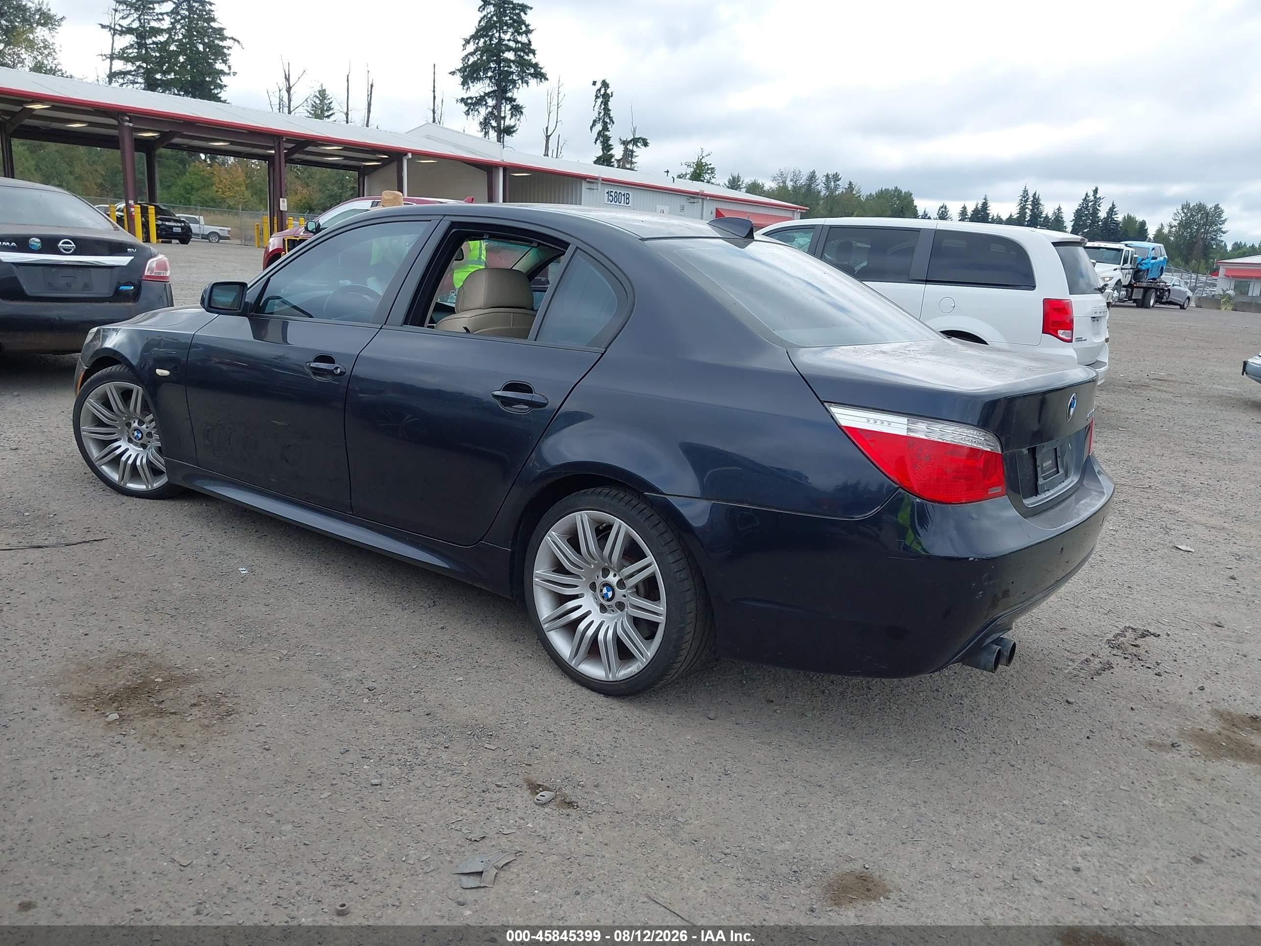 2008 Bmw 550i   Blue vin: WBANW53578CT49527