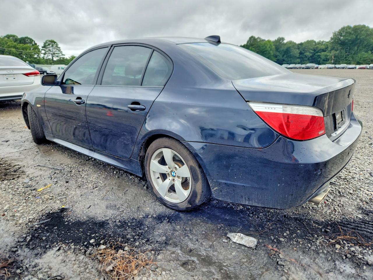 2008 Bmw 550 I Синий vin: WBANW53578CT49947