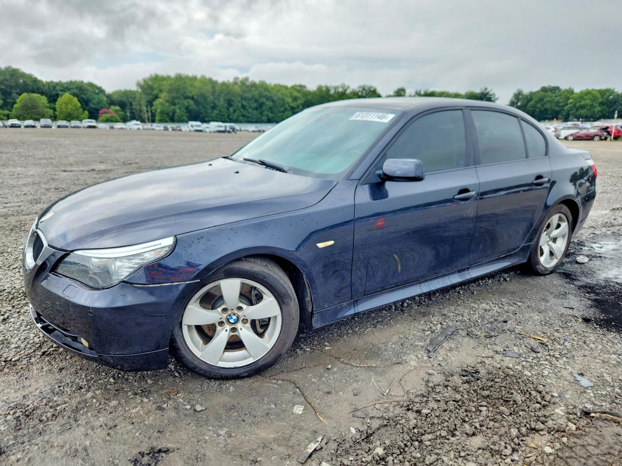 2008 Bmw 550 I Синий vin: WBANW53578CT49947