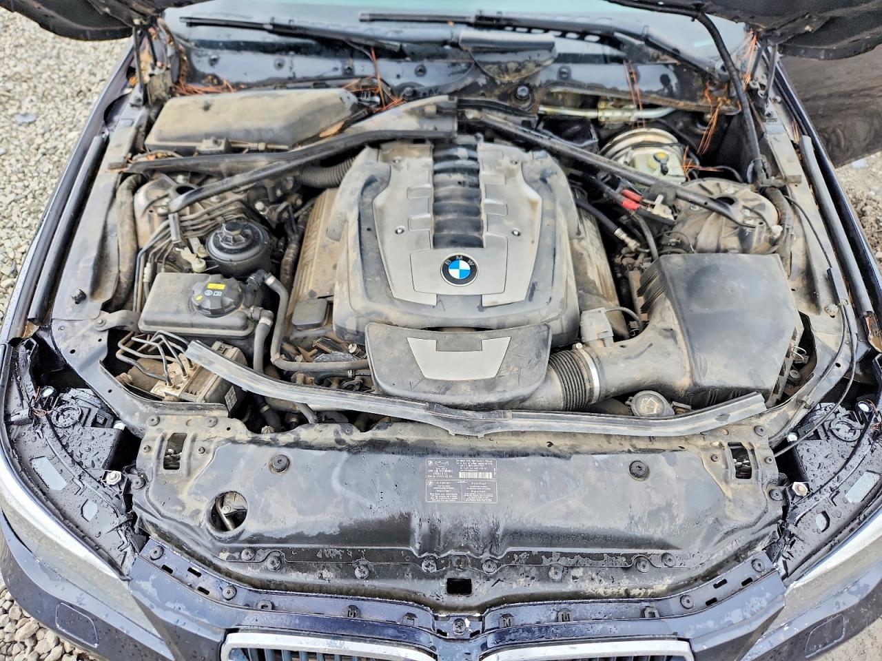 2008 Bmw 550 I Синий vin: WBANW53578CT49947