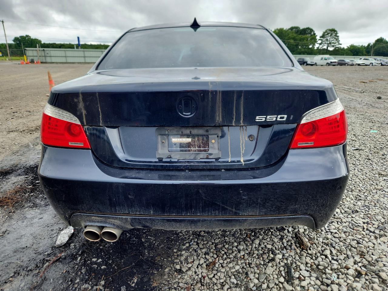 2008 Bmw 550 I Синий vin: WBANW53578CT49947
