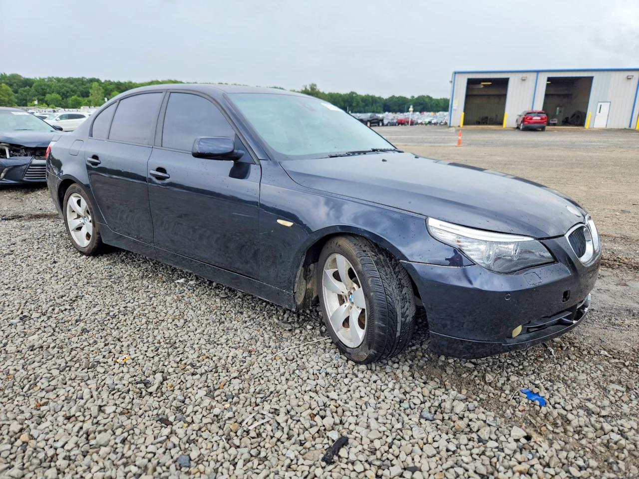 2008 Bmw 550 I Синий vin: WBANW53578CT49947